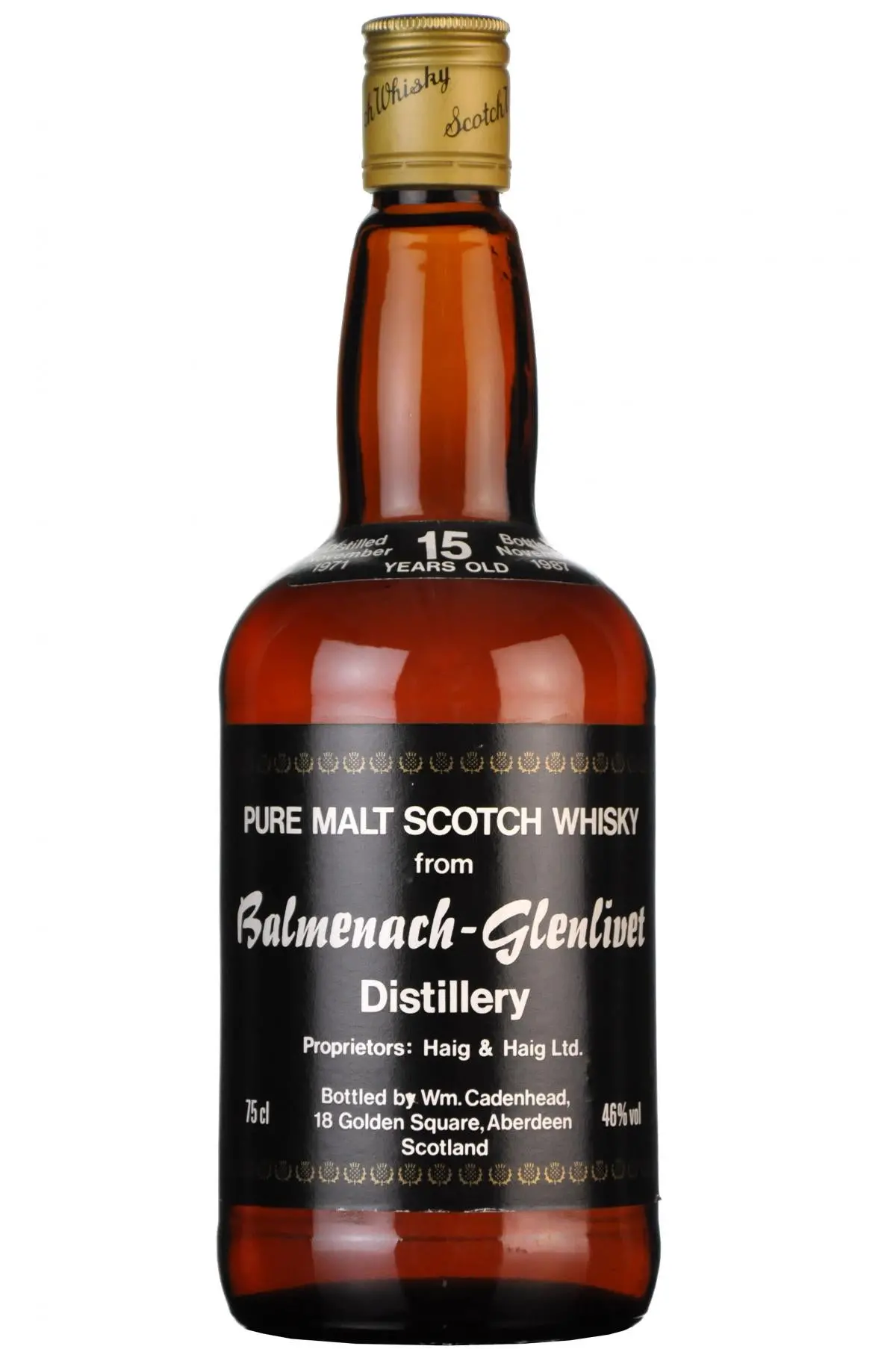 Balmenach-Glenlivet 1971-1987 | 15 Year Old Cadenhead's Dumpy 1
