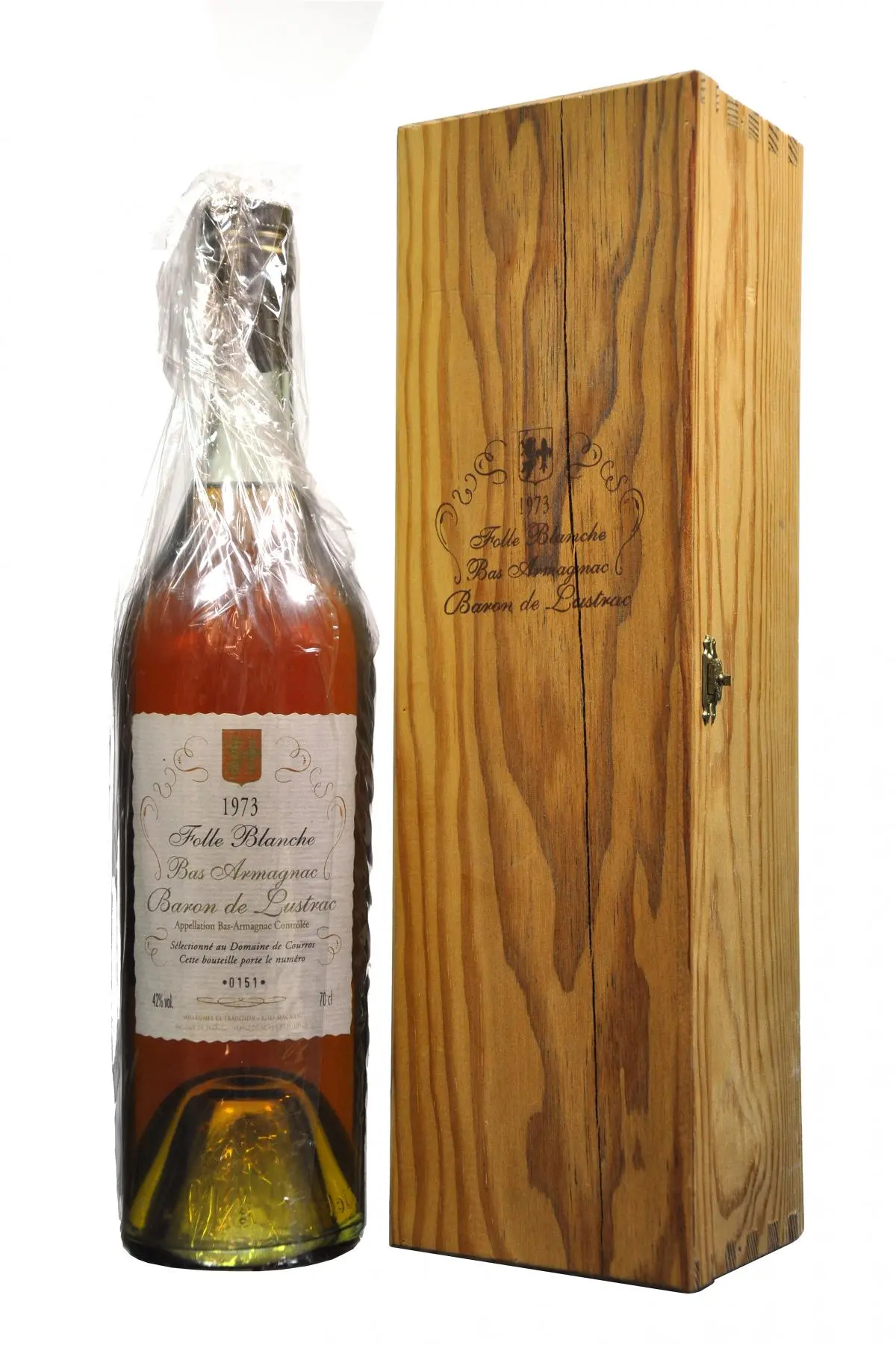 Baron De Lustrac 1973 Folle Blanche Bas Armagnac 1