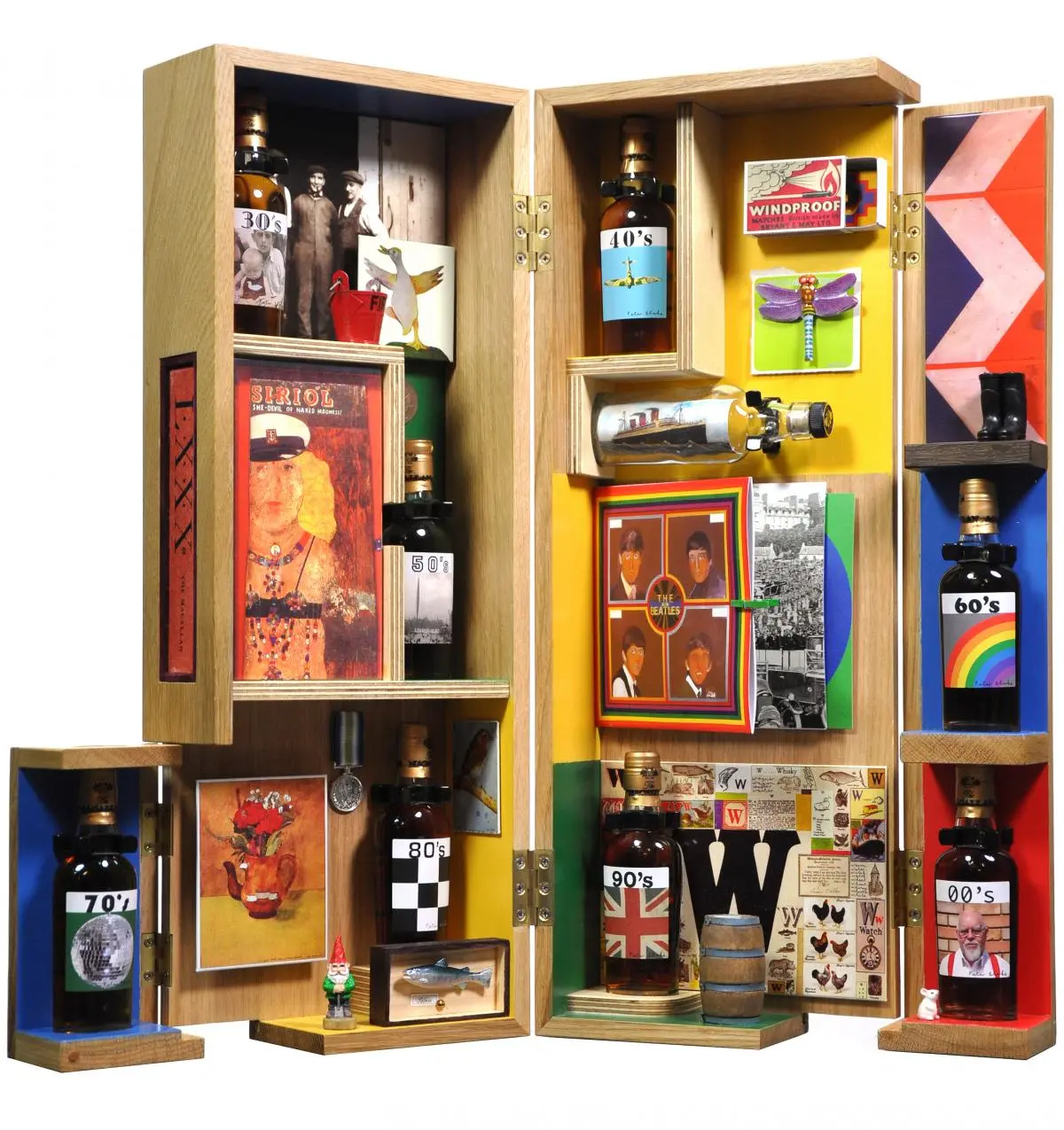 Macallan 8 Decades Peter Blake's 80Th Birthday Miniature Set 1