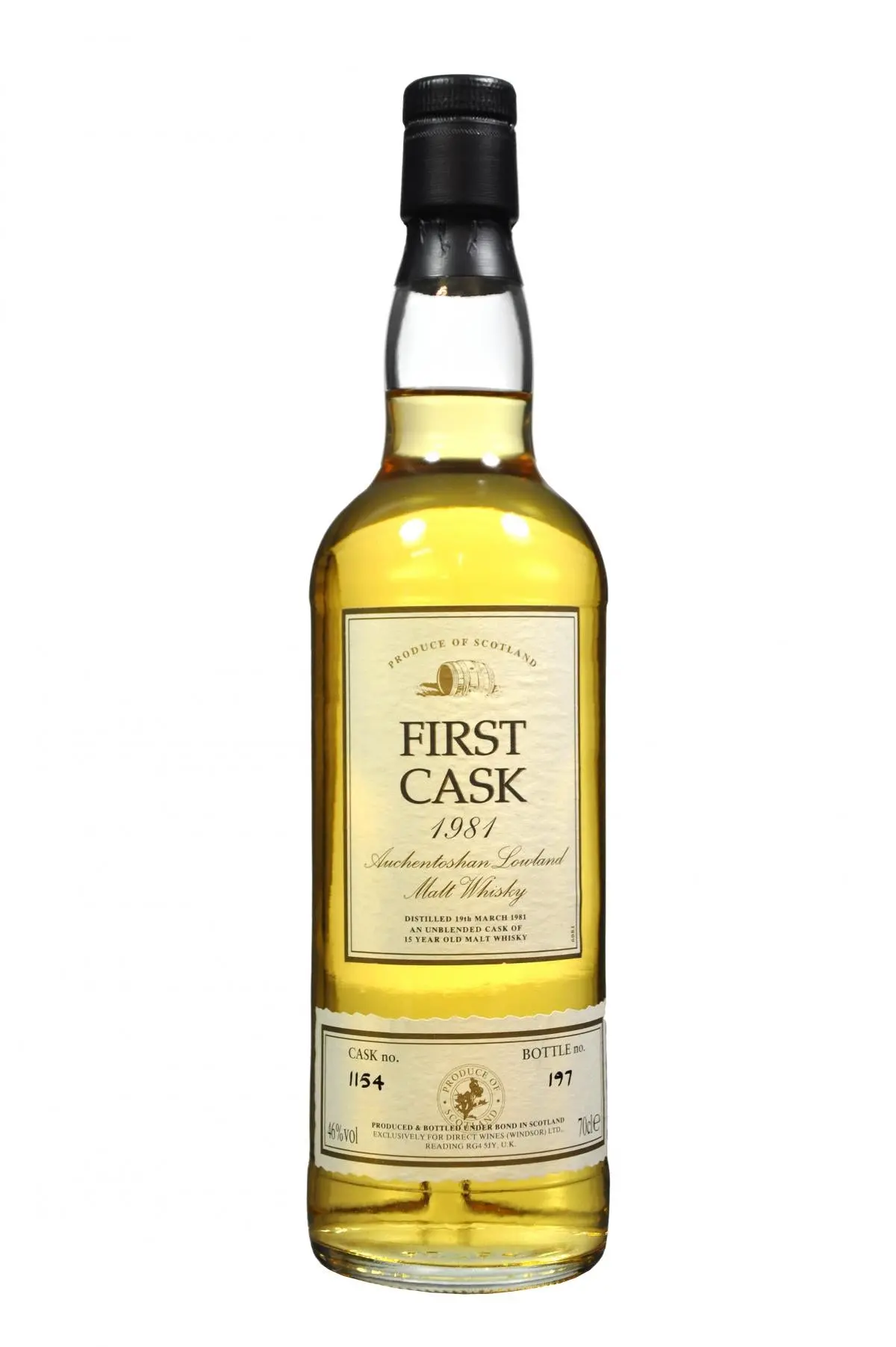 Auchentoshan 1981-1996 | 15 Year Old | First Cask 1154 1