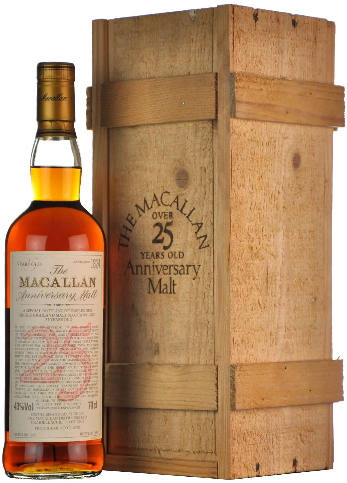 Macallan 1972-1998 | 25 Year Old Anniversary Malt 1