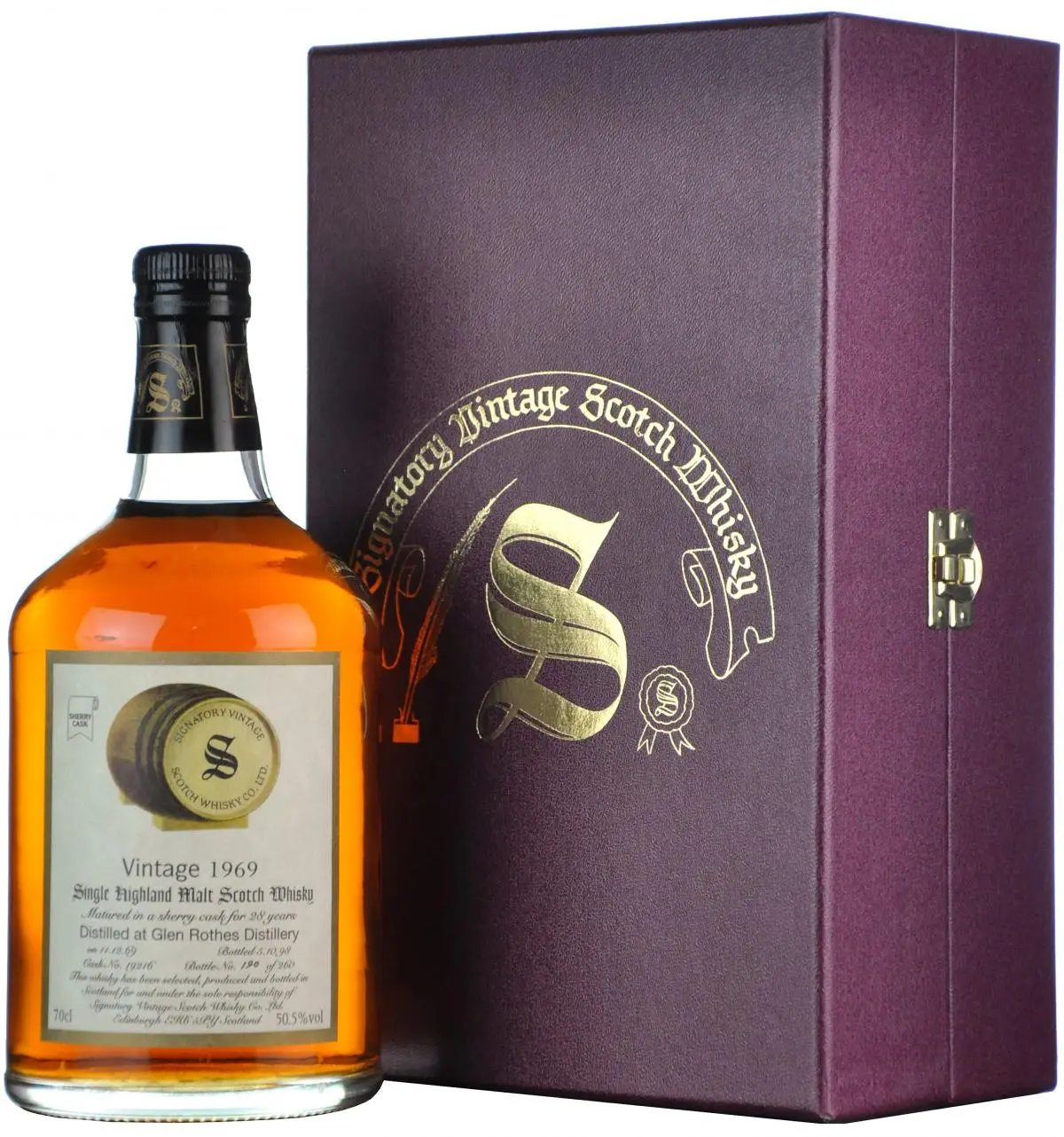 Glenrothes 1969-1998 | 28 Year Old | Signatory Vintage 19216 1