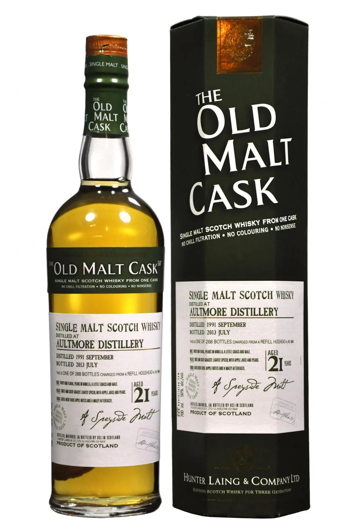 Aultmore 1991-2013 | 21 Year Old | Old Malt Cask 9869 1