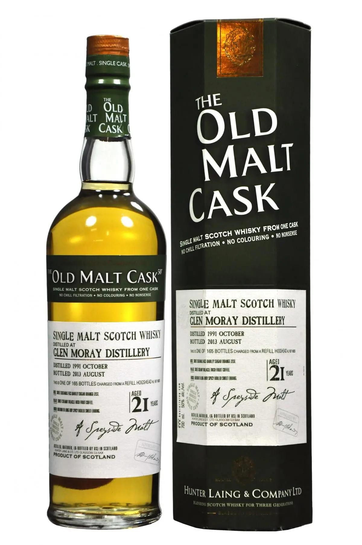 Glen Moray 1991-2013 | 21 Year Old | Old Malt Cask 9935 1