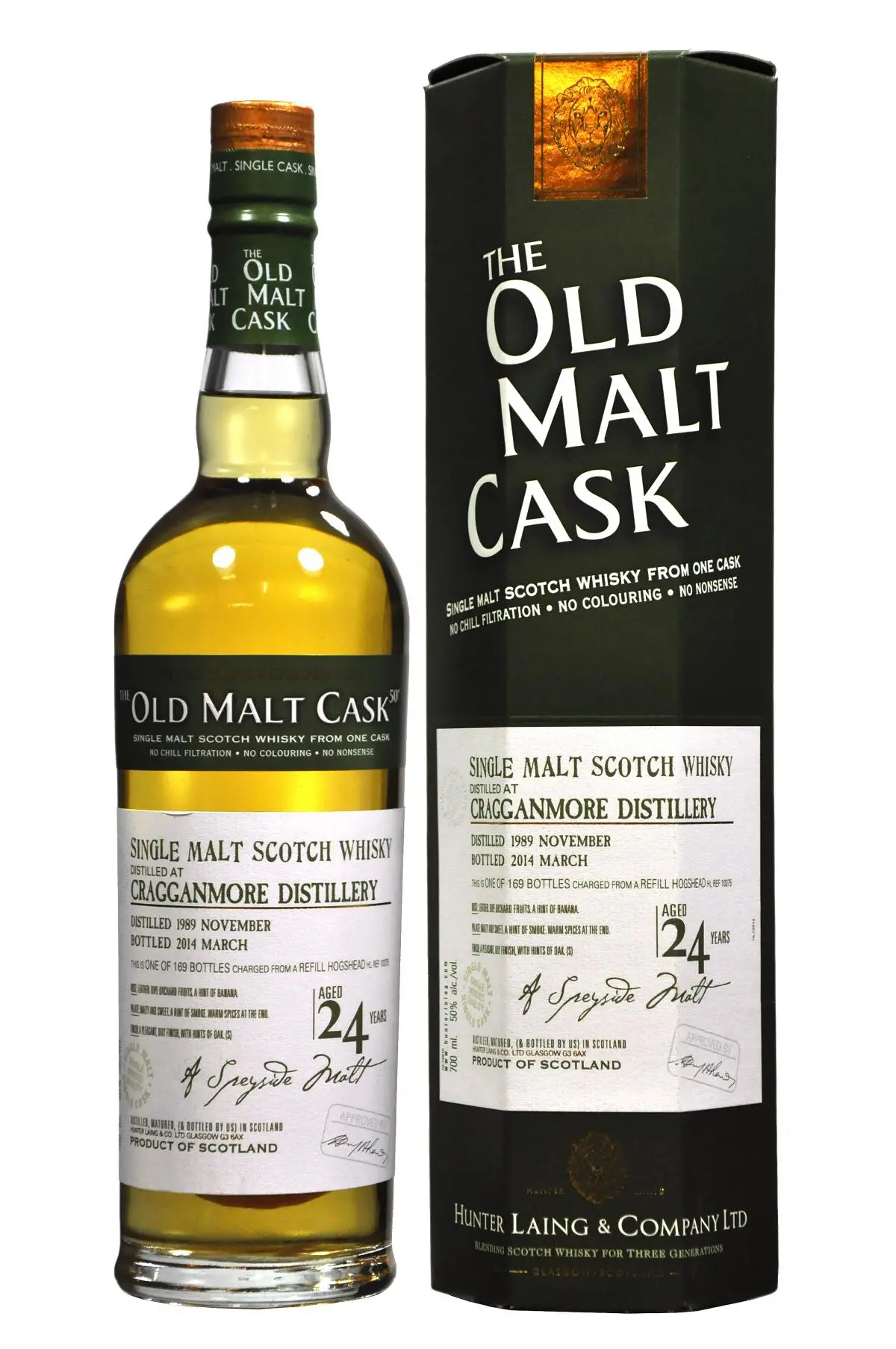 Cragganmore 1989-2014 | 24 Year Old | Old Malt Cask 10375 1