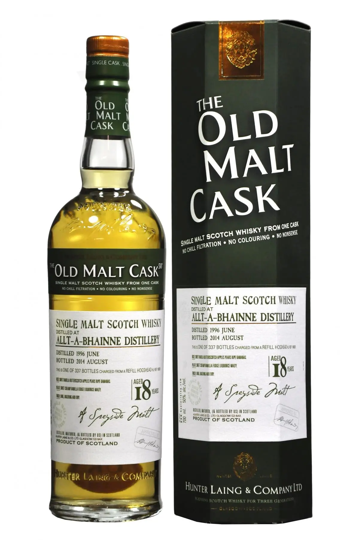 Allt-A-Bhainne 1996-2014 | 18 Year Old | Old Malt Cask 10825 1