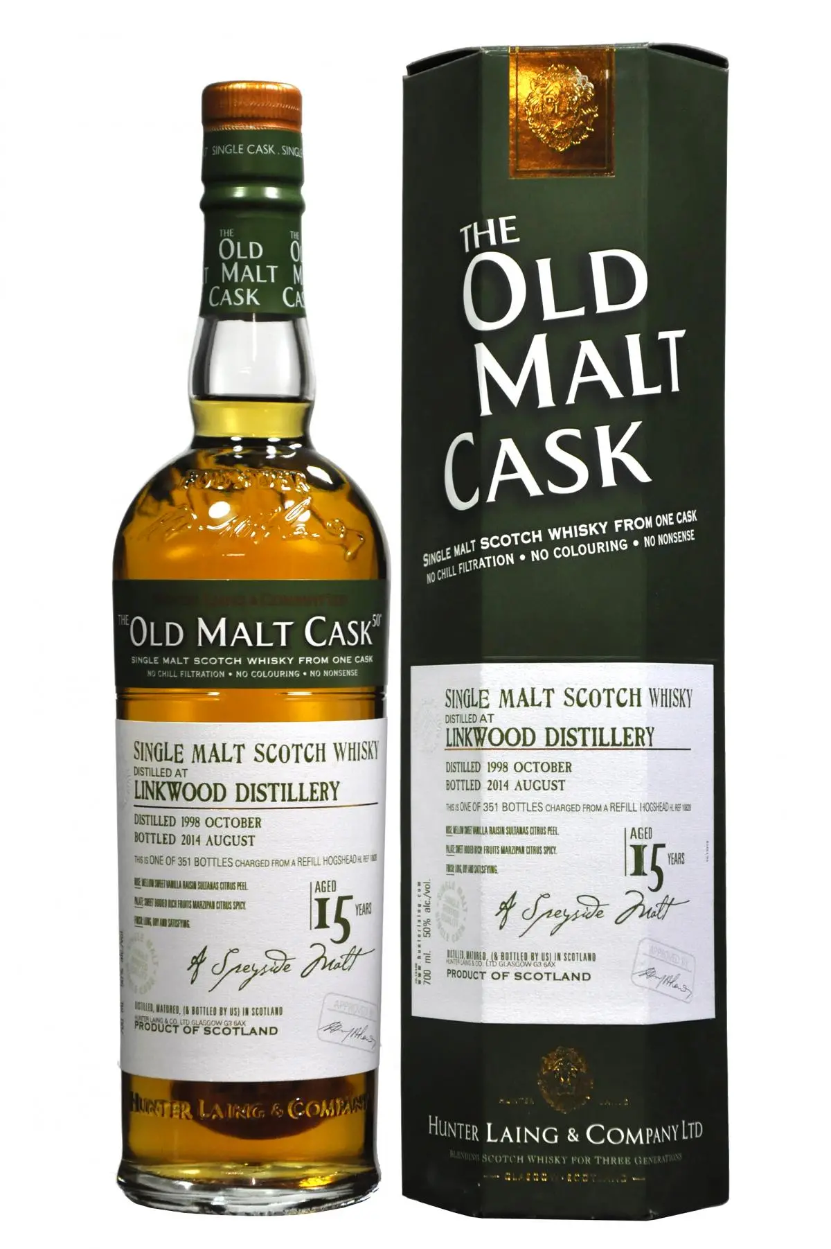 Linkwood 1998-2014 | 15 Year Old | Old Malt Cask 10828 1