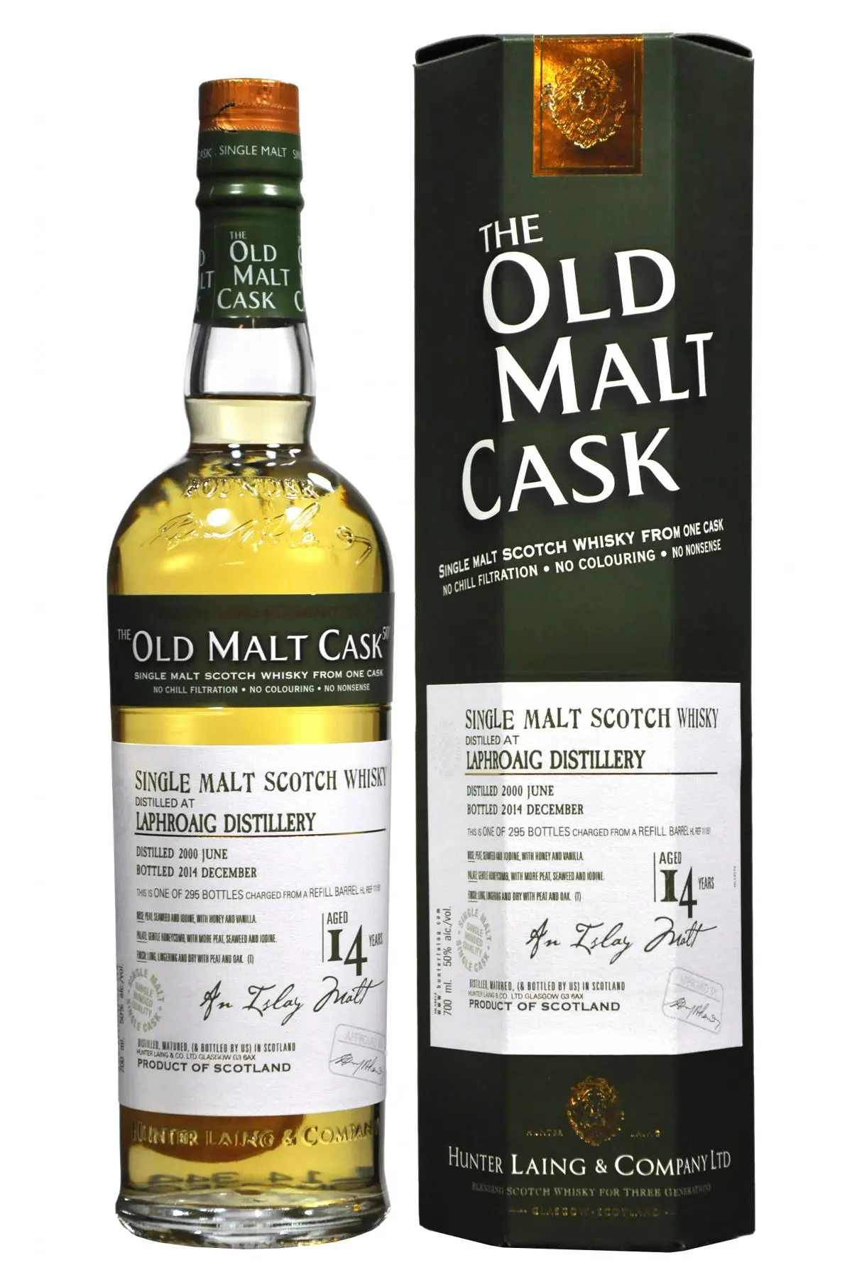 Laphroaig 2000-2014 | 14 Year Old | Old Malt Cask 11151 1