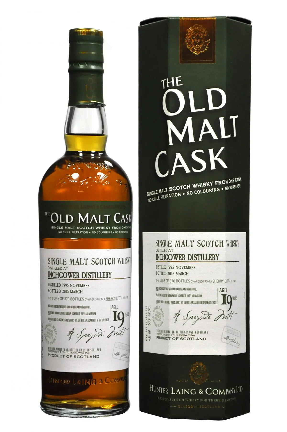 Inchgower 1995-2015 | 19 Year Old | Old Malt Cask 11402 1