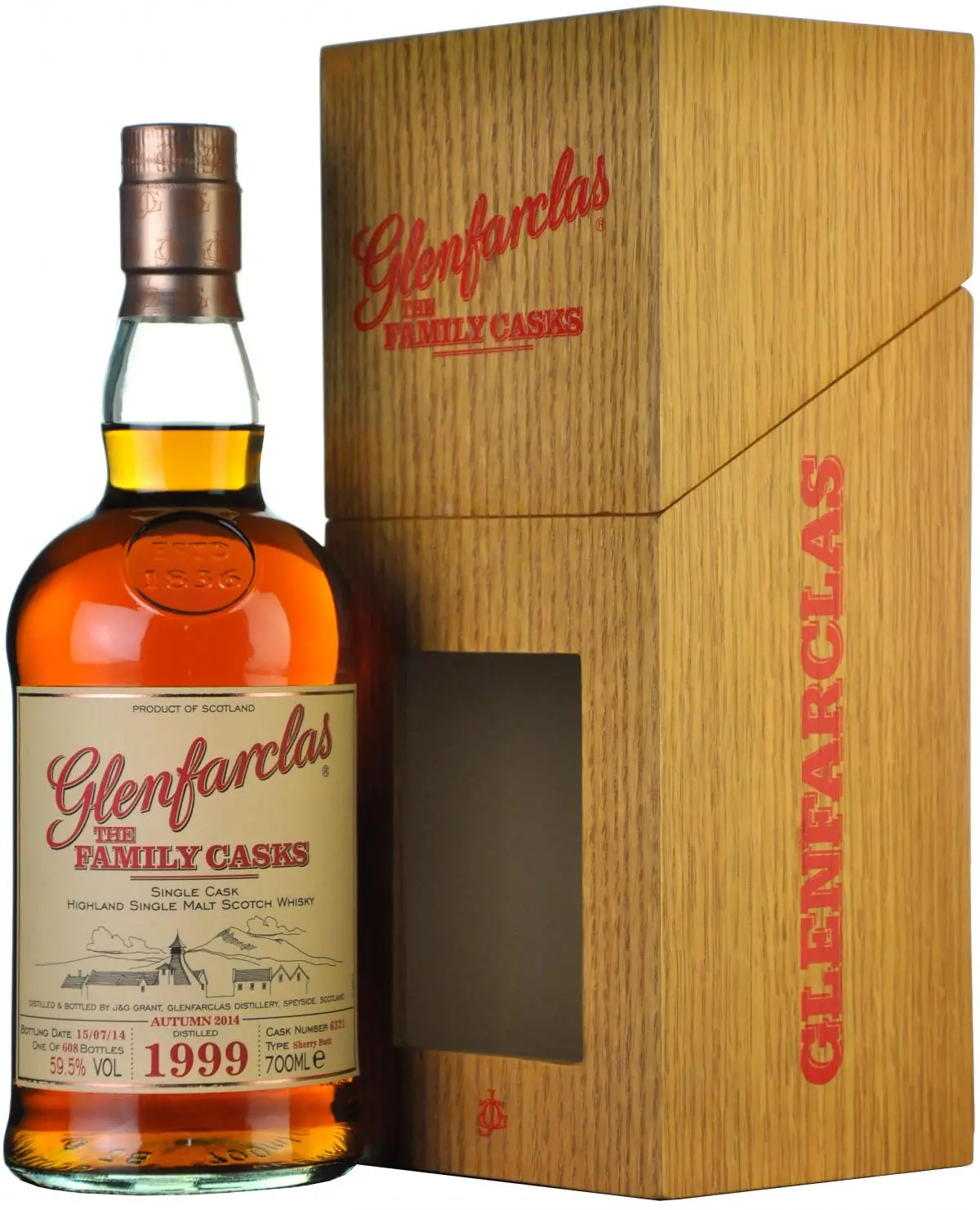 Glenfarclas 1999-2014 | 14 Year Old The Family Single Cask 6321 1