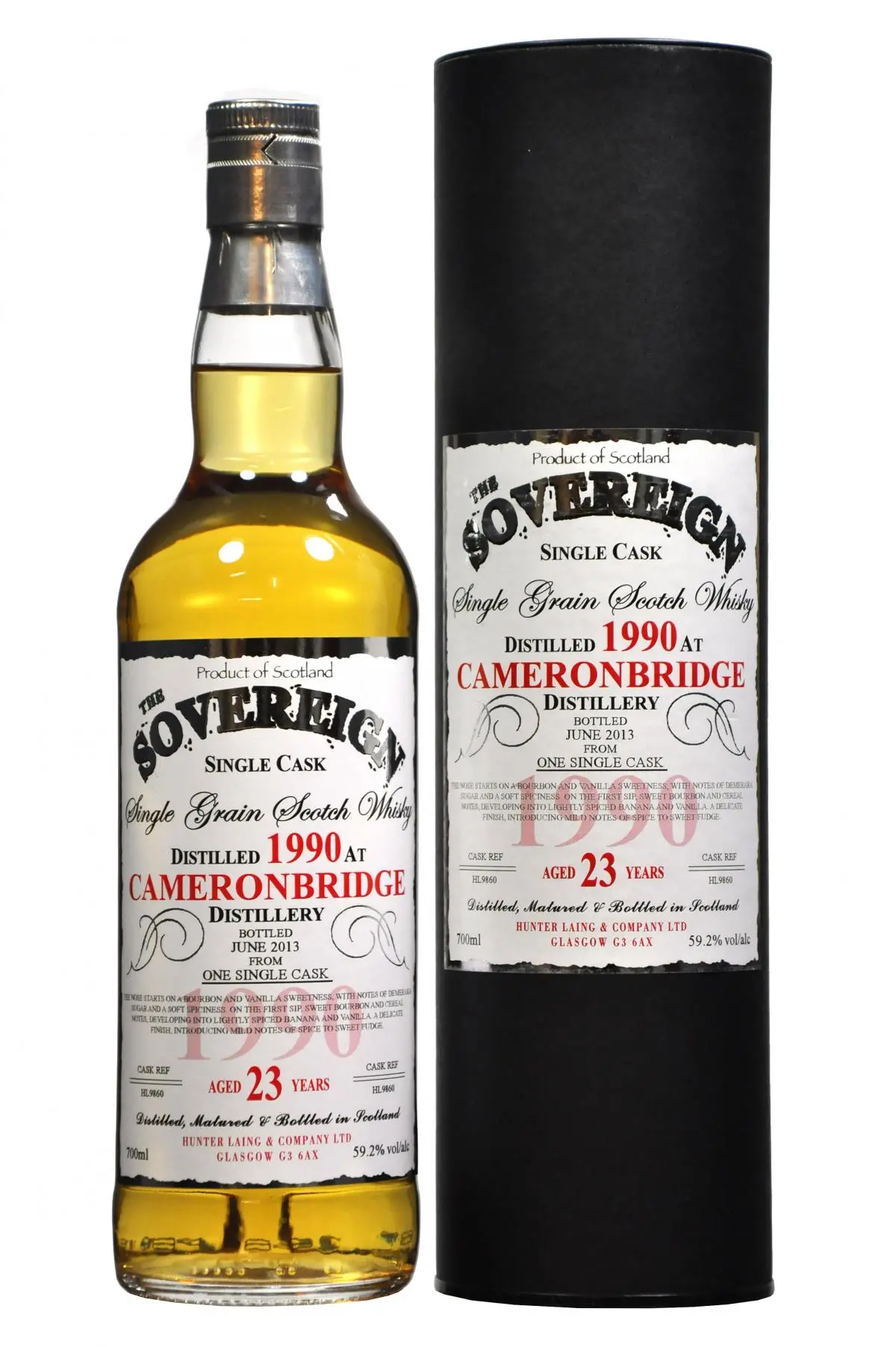 Cameronbridge 1990-2013 | 23 Year Old | The Sovereign Cask 9860 1