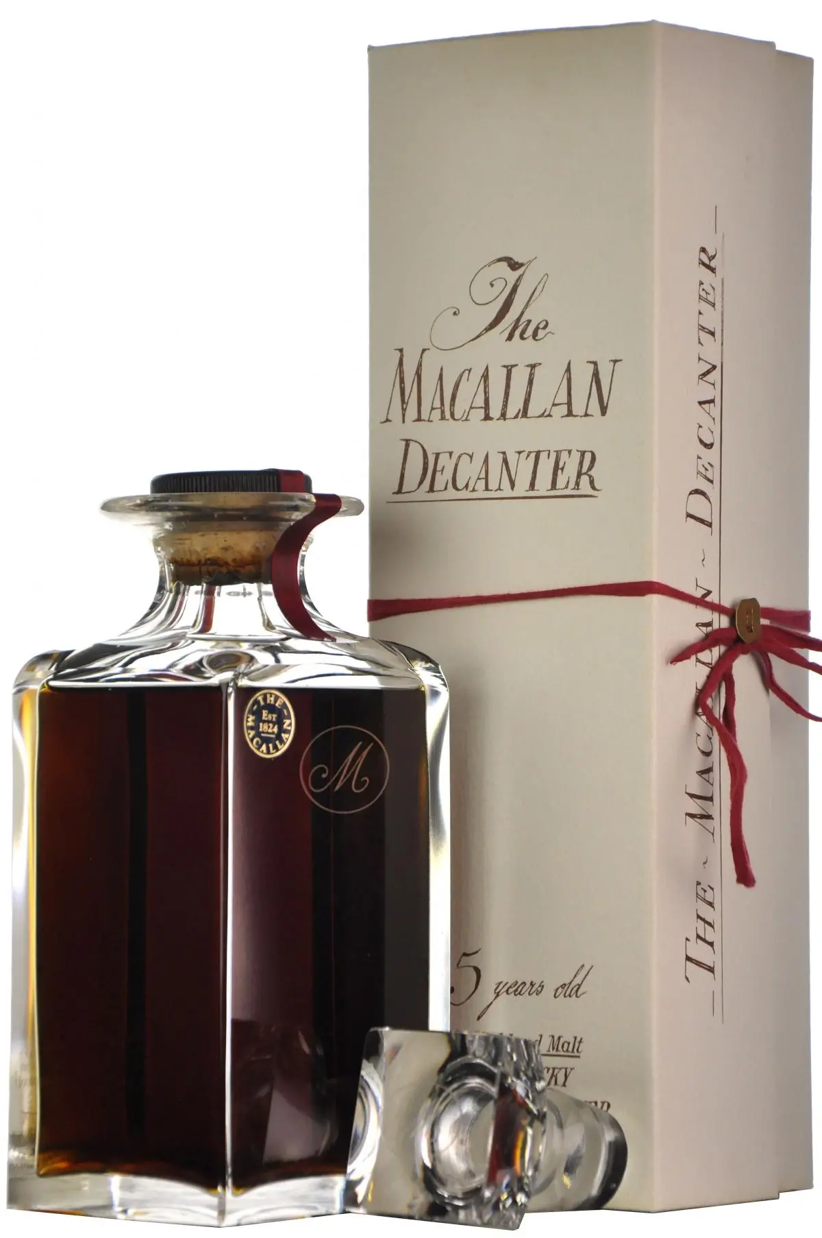 Macallan 25 Year Old Crystal Decanter 1980S 1