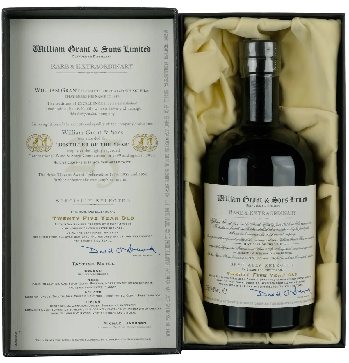 William Grant & Sons Rare & Extraordinary 25 Year Old 1