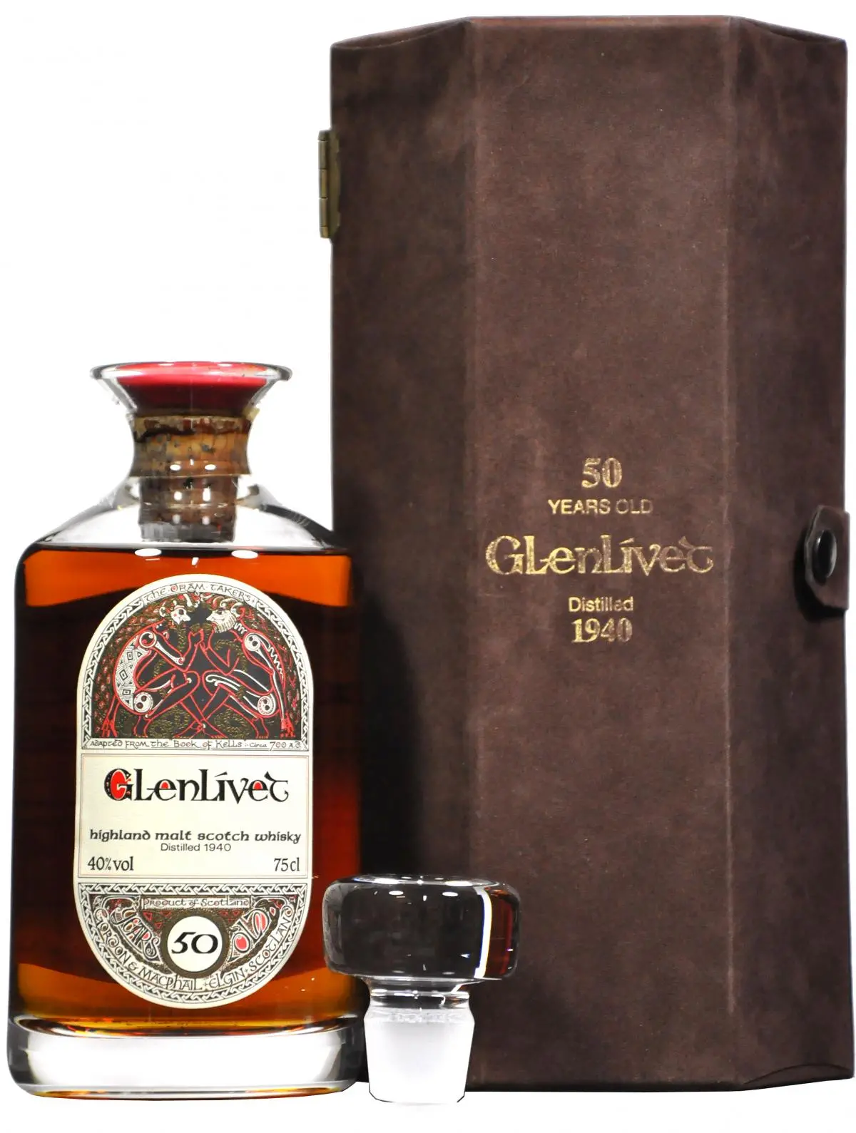 Glenlivet 1940 | 50 Year Old Gordon & Macphail Crystal Decanter 1