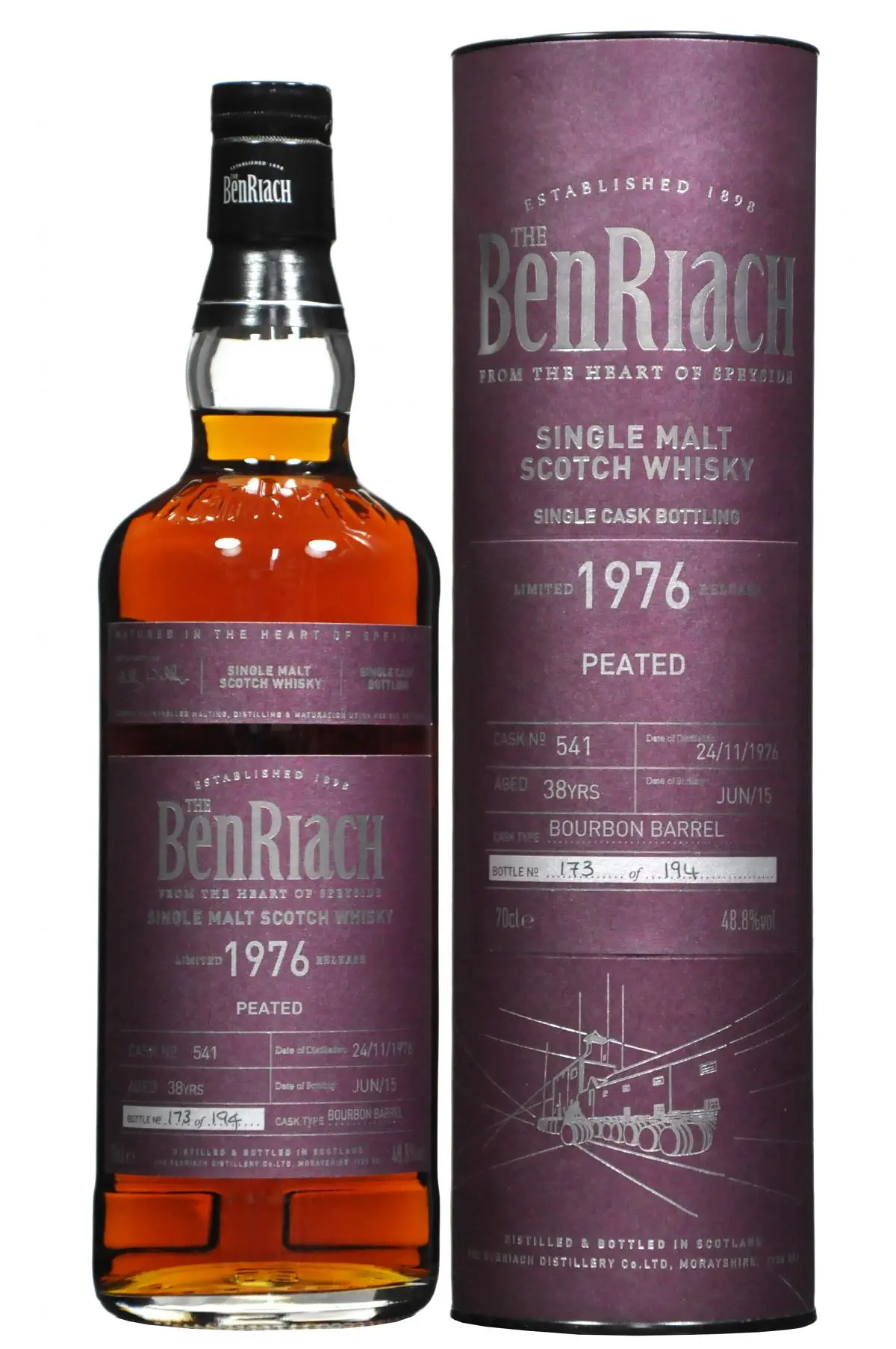 Benriach 1976-2015 | 38 Year Old | Single Cask 541 | Batch 12 1