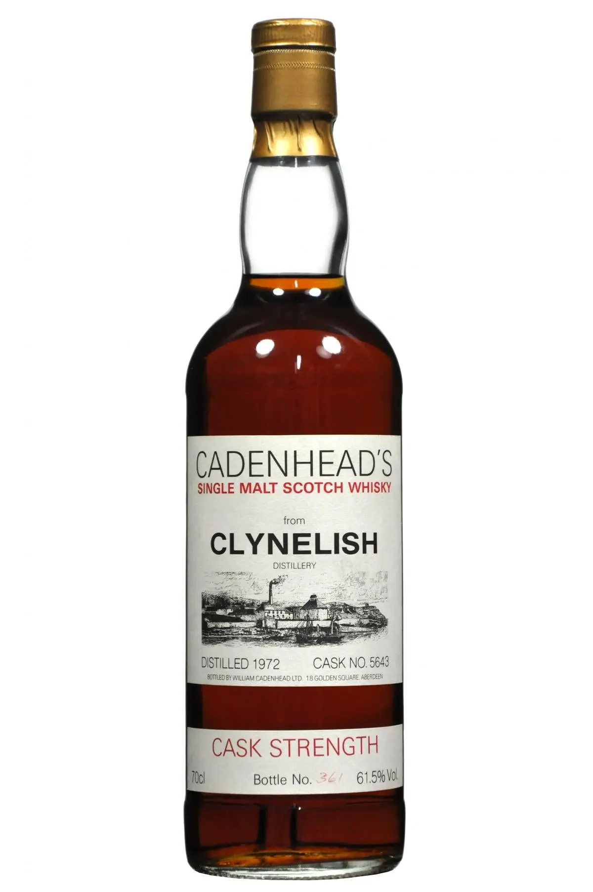 Clynelish 1972 | Cadenhead's Cask Strength | Cask 5643 1