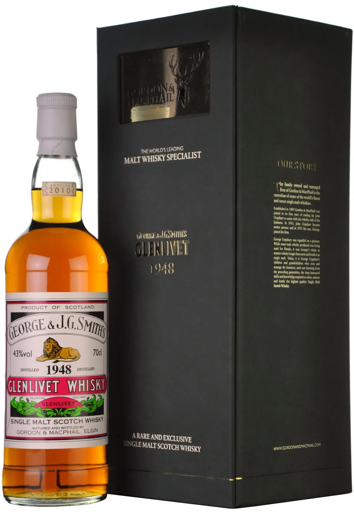 Glenlivet 1948-2010 | 62 Year Old Gordon & Macphail Cask Number 545 1