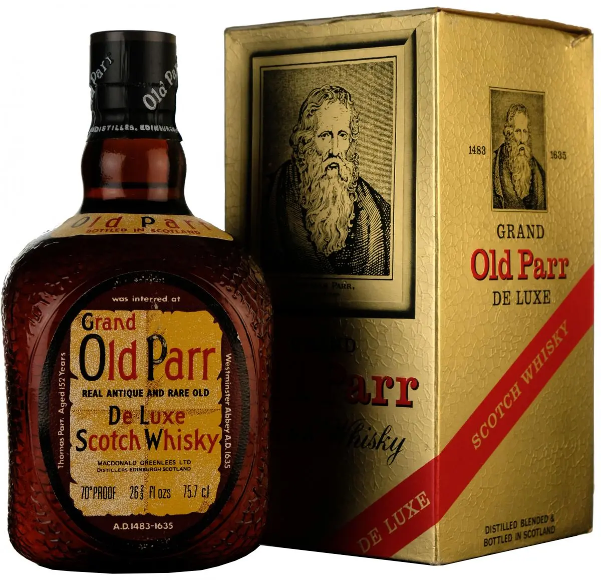 Grand Old Parr De Luxe 1970S 1