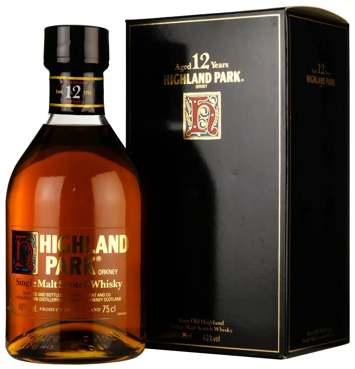 Highland Park 12 Year 1980S 1