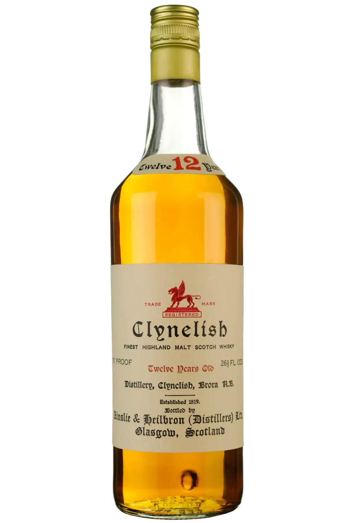 Clynelish 12 Year Old 1970S 1