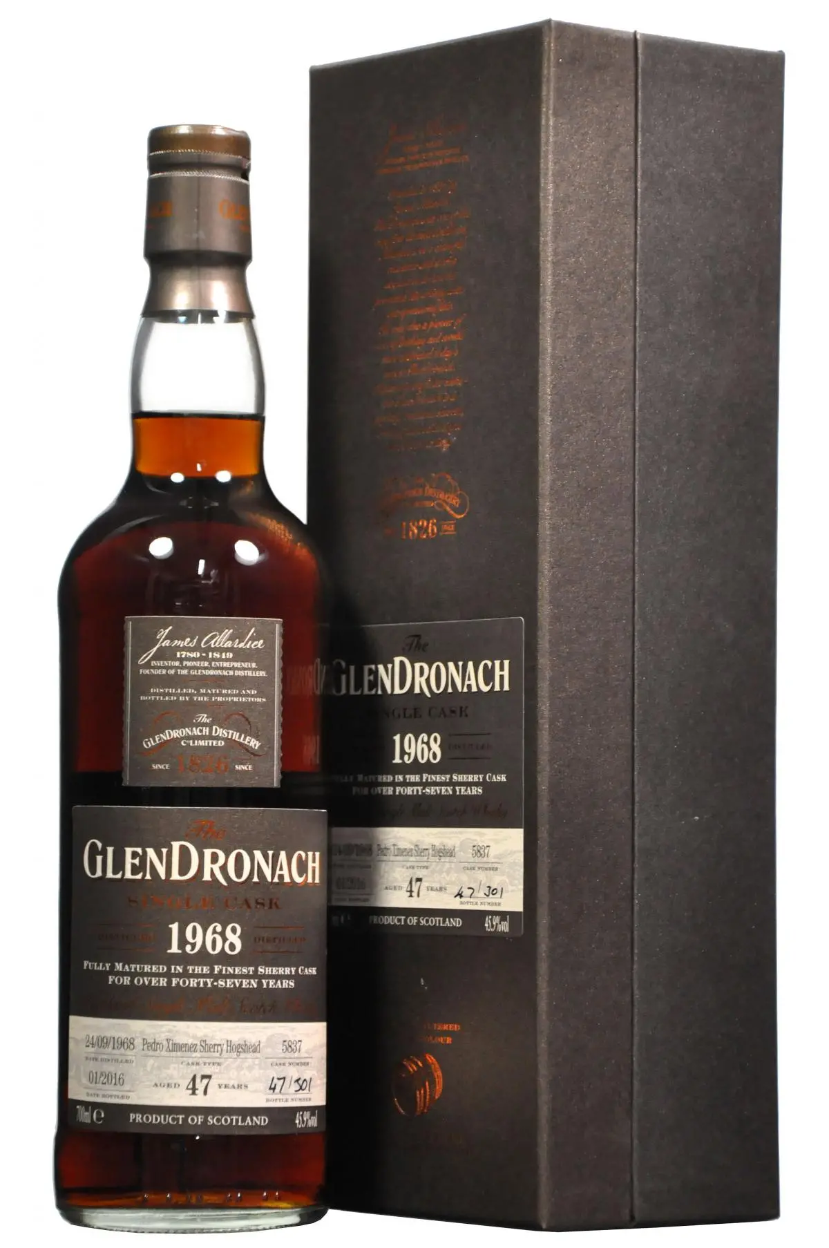 Glendronach 1968-2016 | 47 Year Old | Single Cask 5837 | Batch 13 1