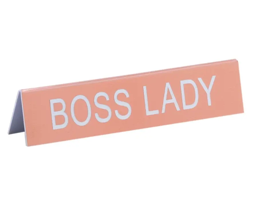 Boss Lady Desk Sign 1