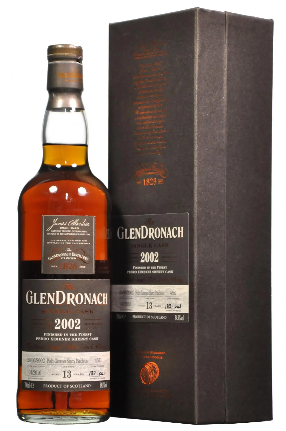 Glendronach 2002-2016 | 13 Year Old | Single Cask 4651 | Batch 13 1