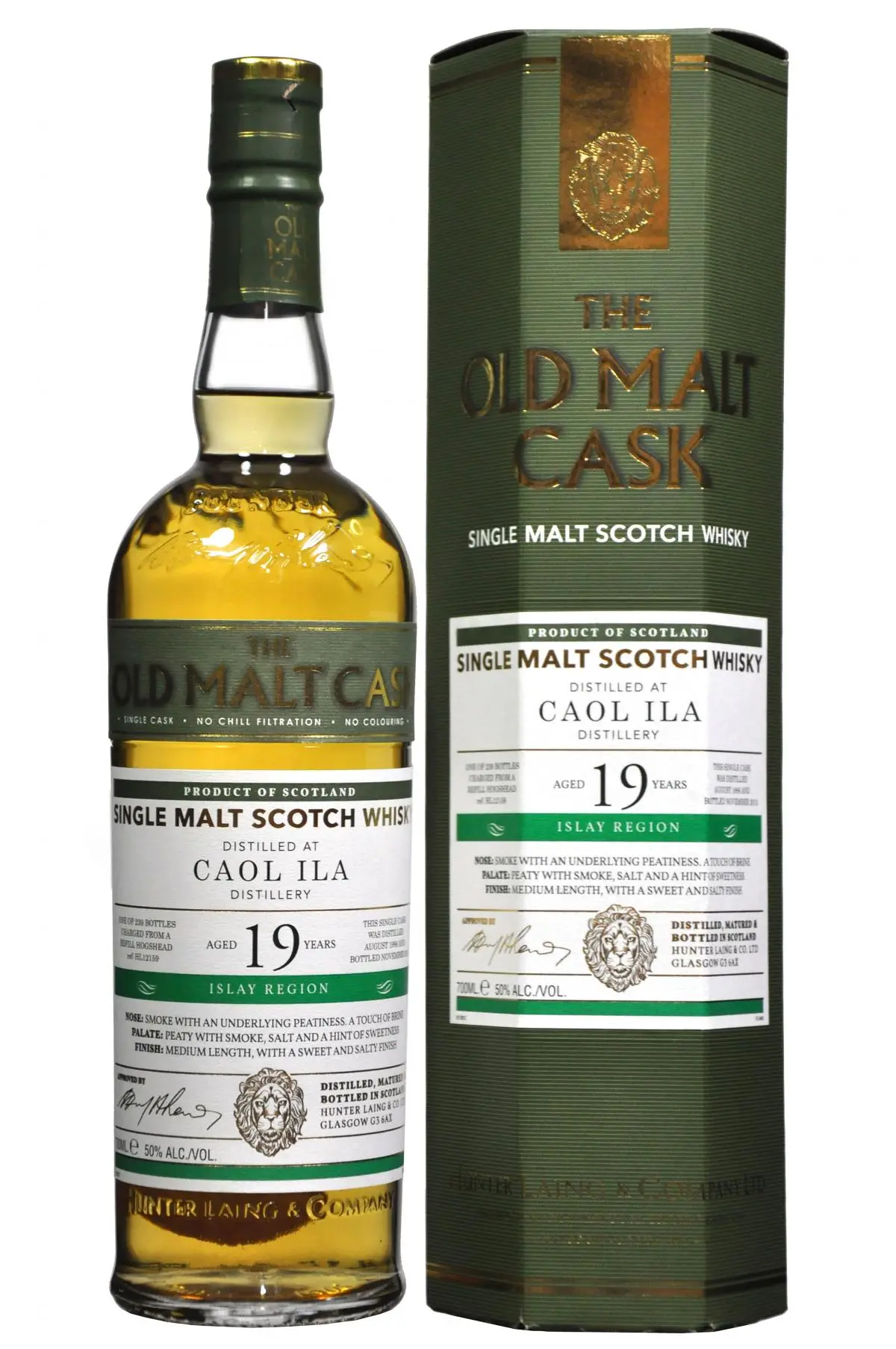 Caol Ila 1996-2015 | 19 Year Old | Old Malt Cask 12159 1