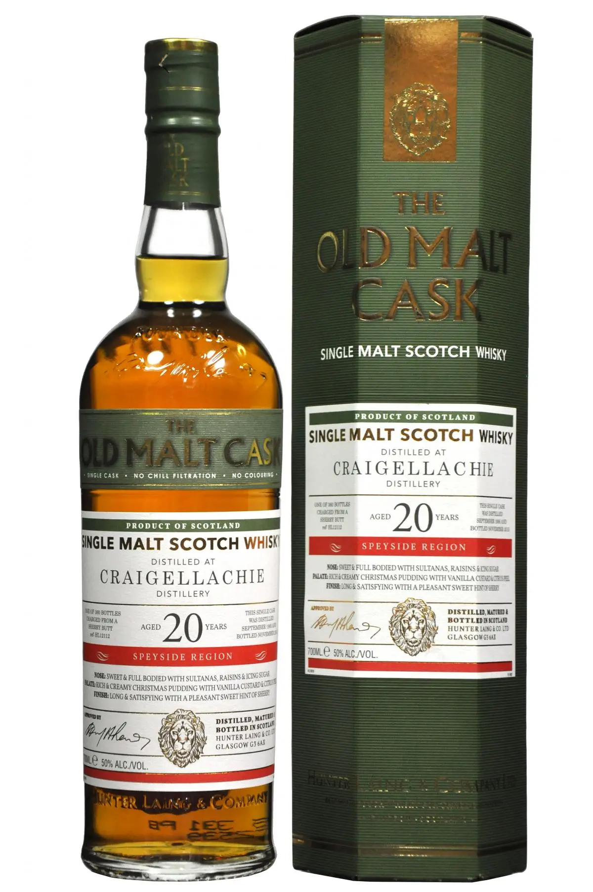 Craigellachie 1995-2015 | 20 Year Old | Old Malt Cask 12112 1