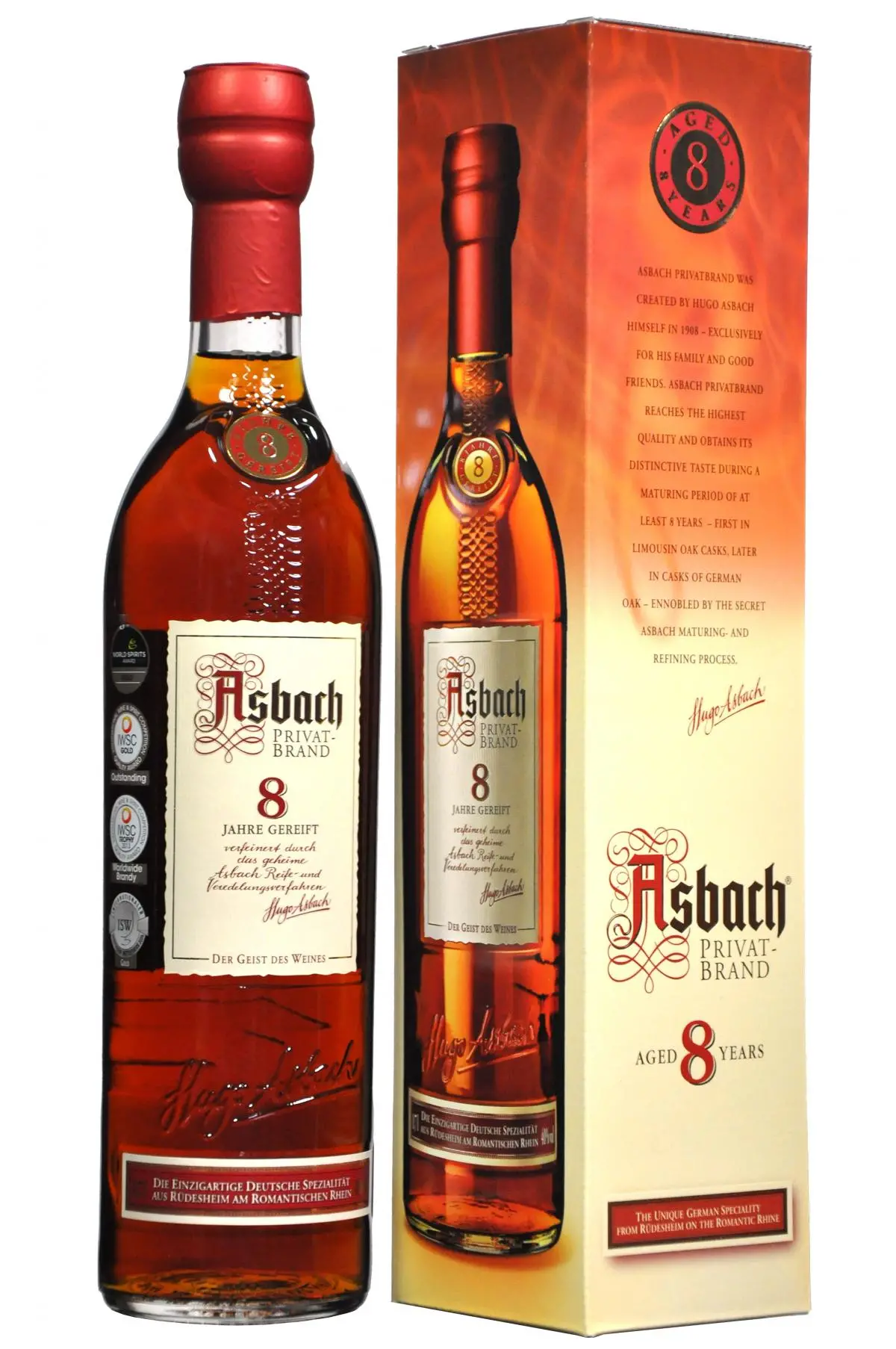 Asbach 8 Year Old Privatbrand German Brandy 1