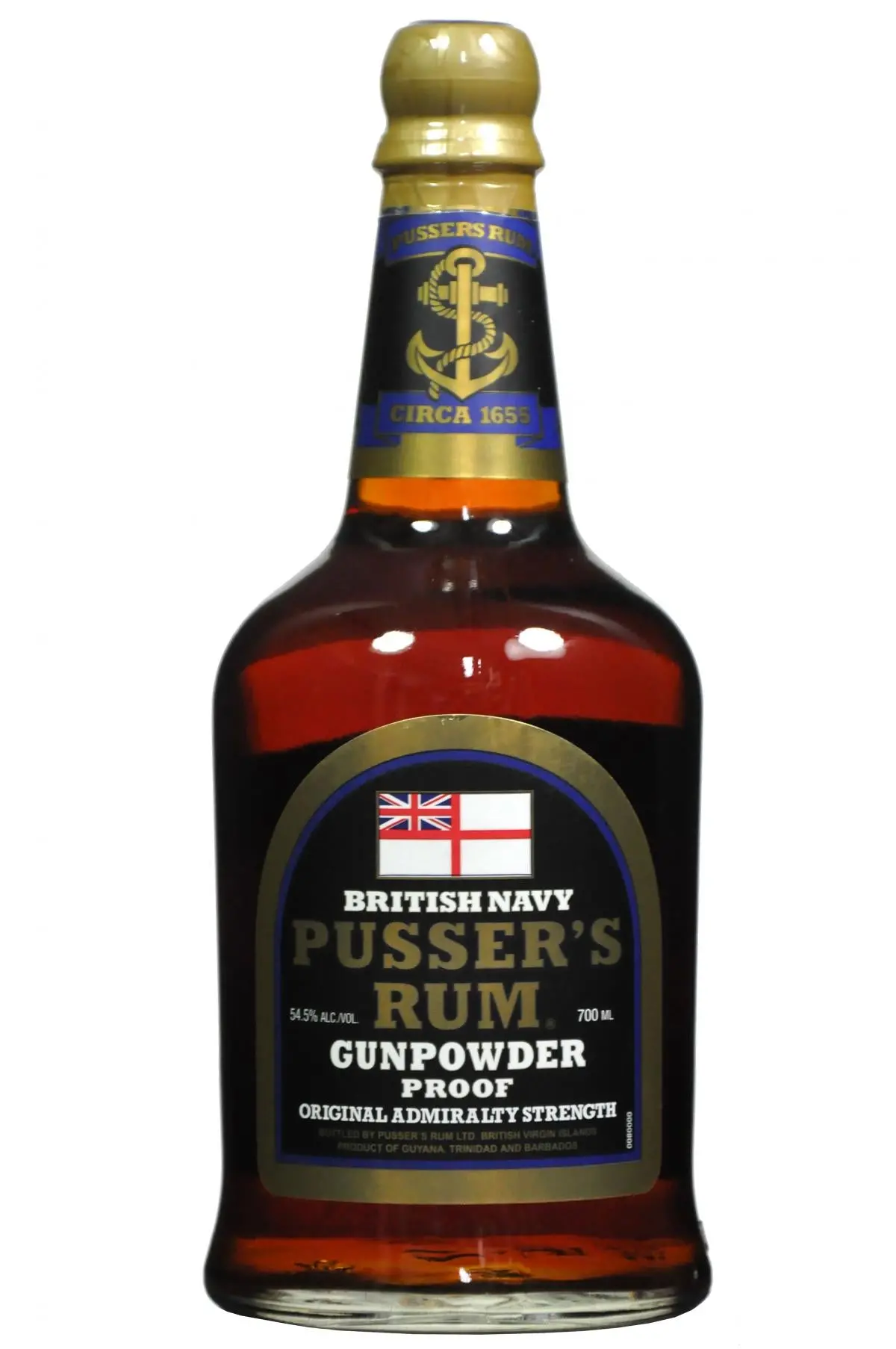 Pussers Gunpowder Proof Navy Rum 1