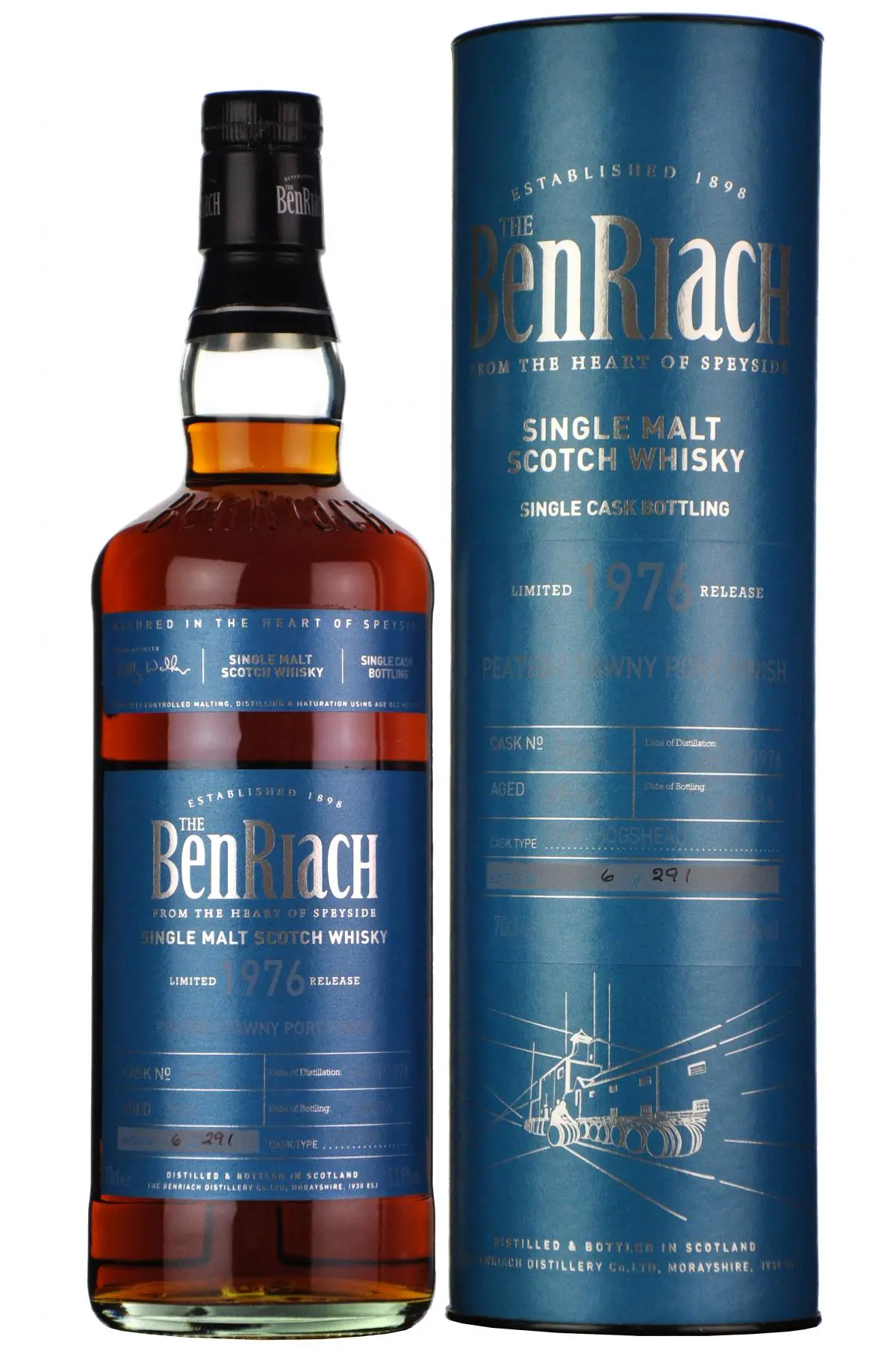 Benriach 1976-2016 | 39 Year Old Single Cask 5462 Batch 13 1