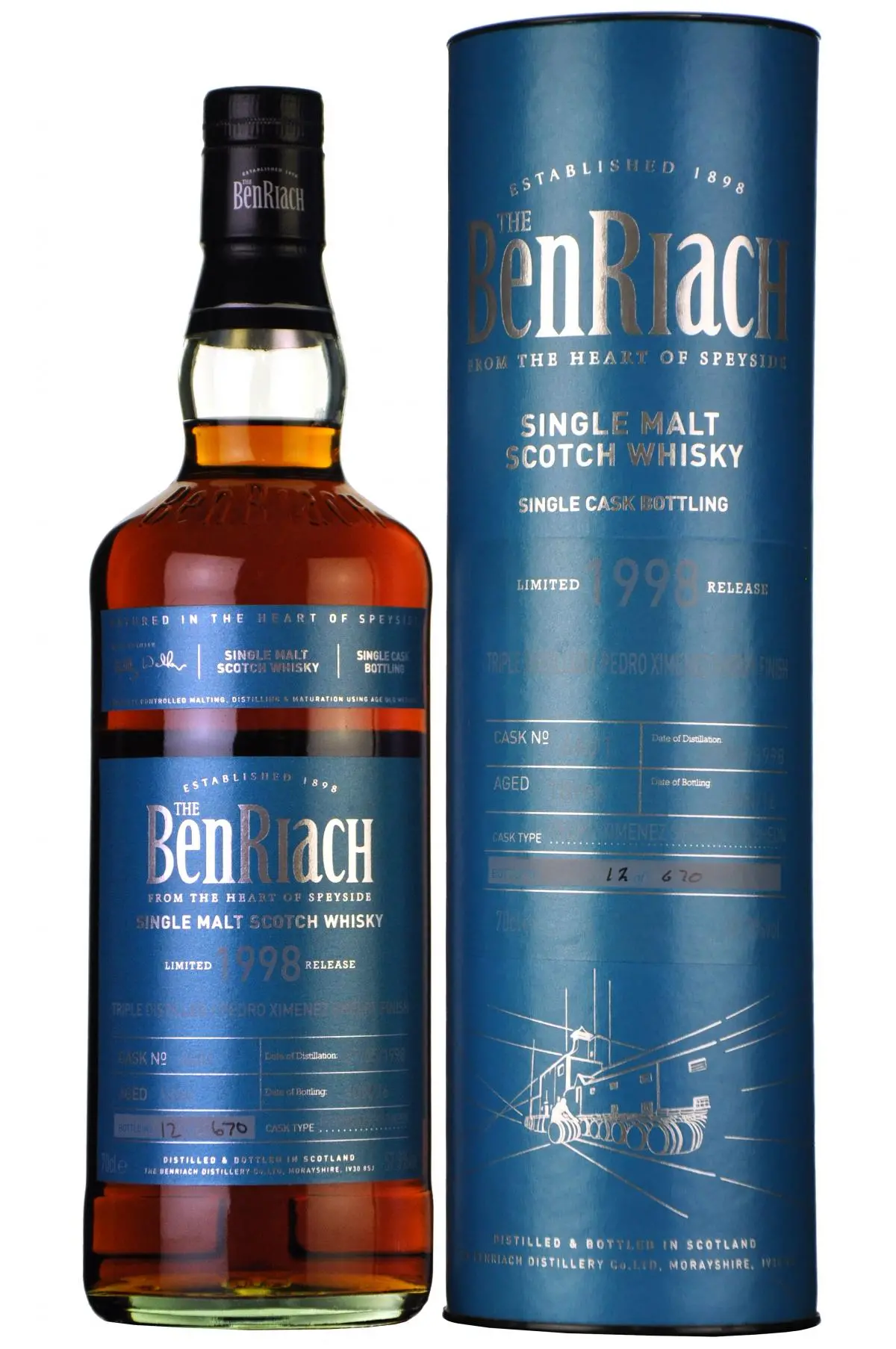 Benriach 1998-2016 | 18 Year Old Single Cask 6401 Batch 13 1