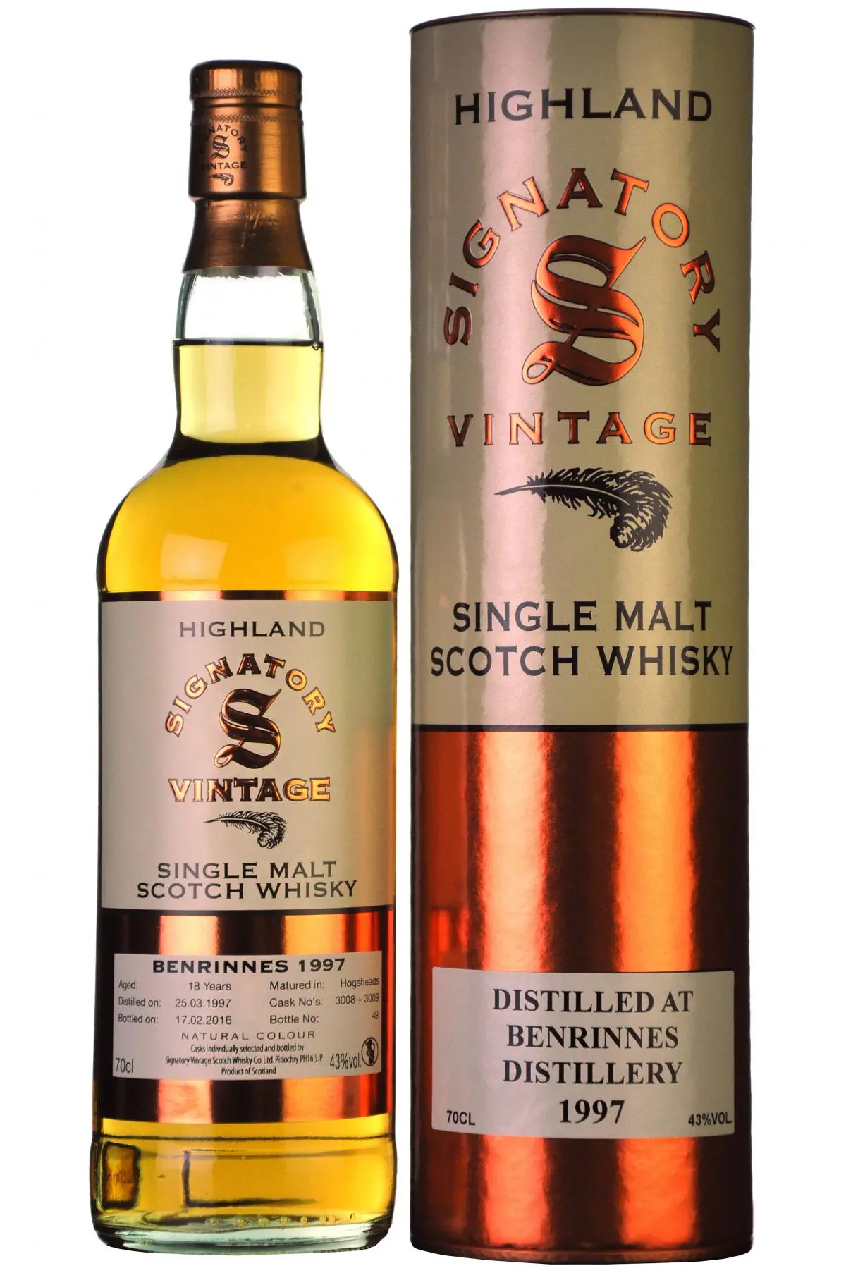 Benrinnes 1997-2016 | 18 Year Old | Signatory Vintage 1