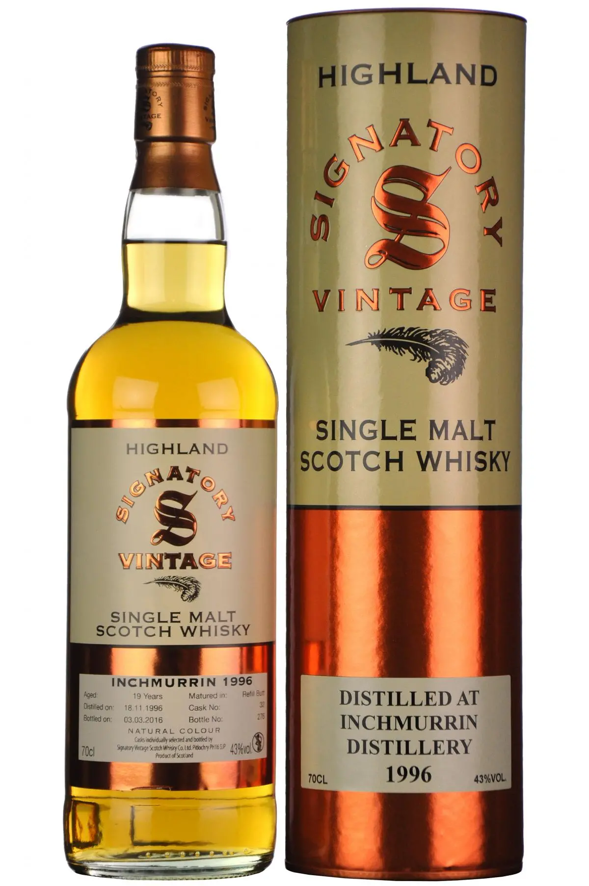 Inchmurrin 1996-2016 | 19 Year Old | Signatory Vintage 1