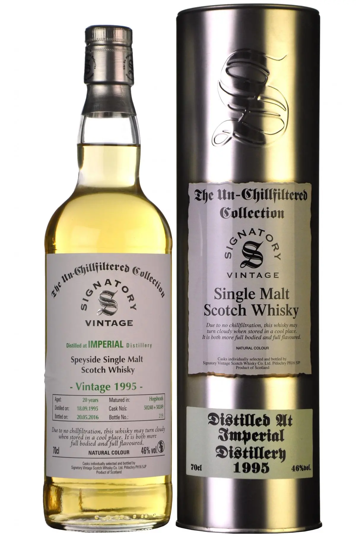 Imperial 1995-2016 | 20 Year Old | Signatory Vintage 1