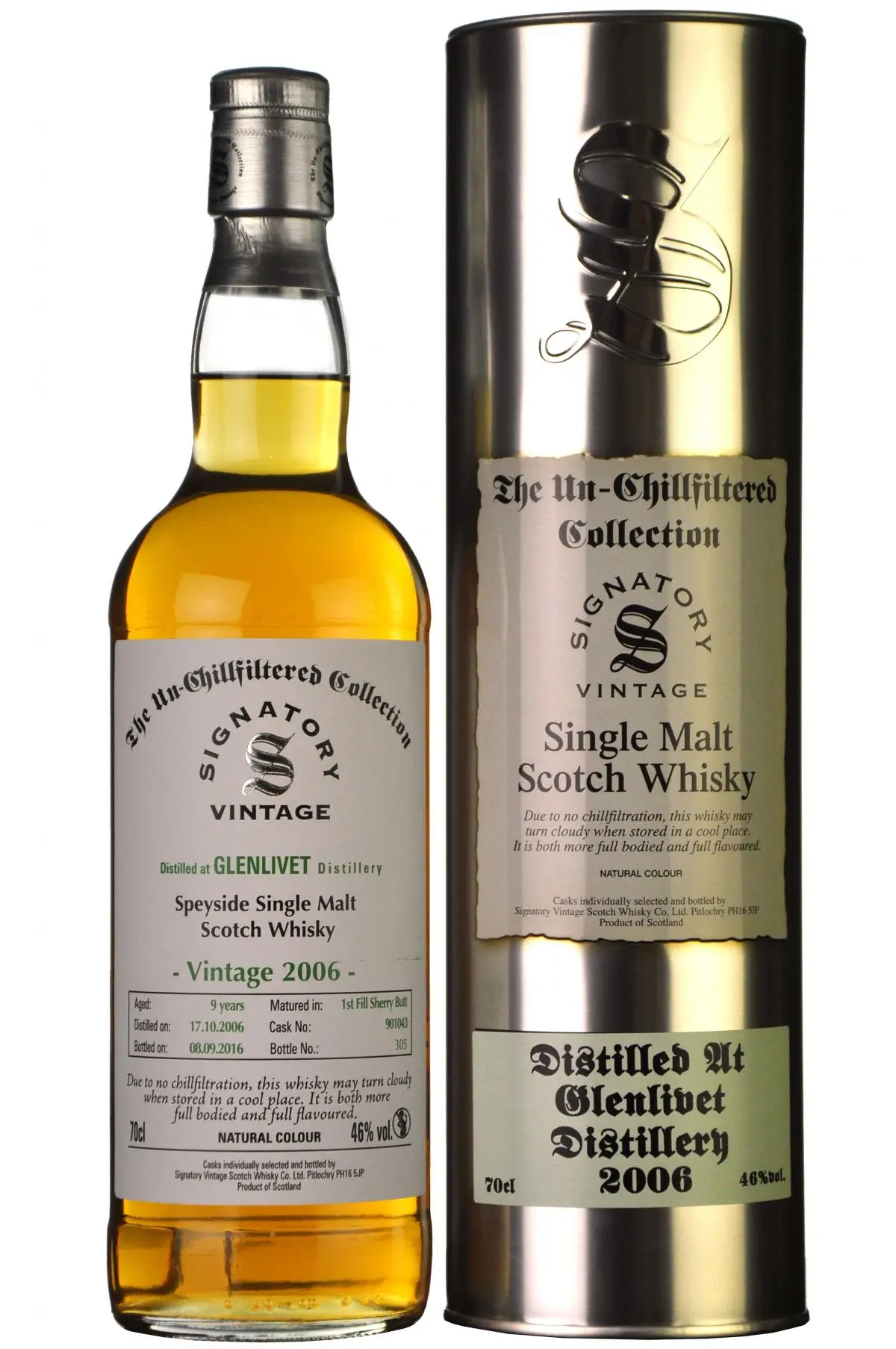 Glenlivet 2006-2016 | 9 Year Old | Signatory Vintage 1