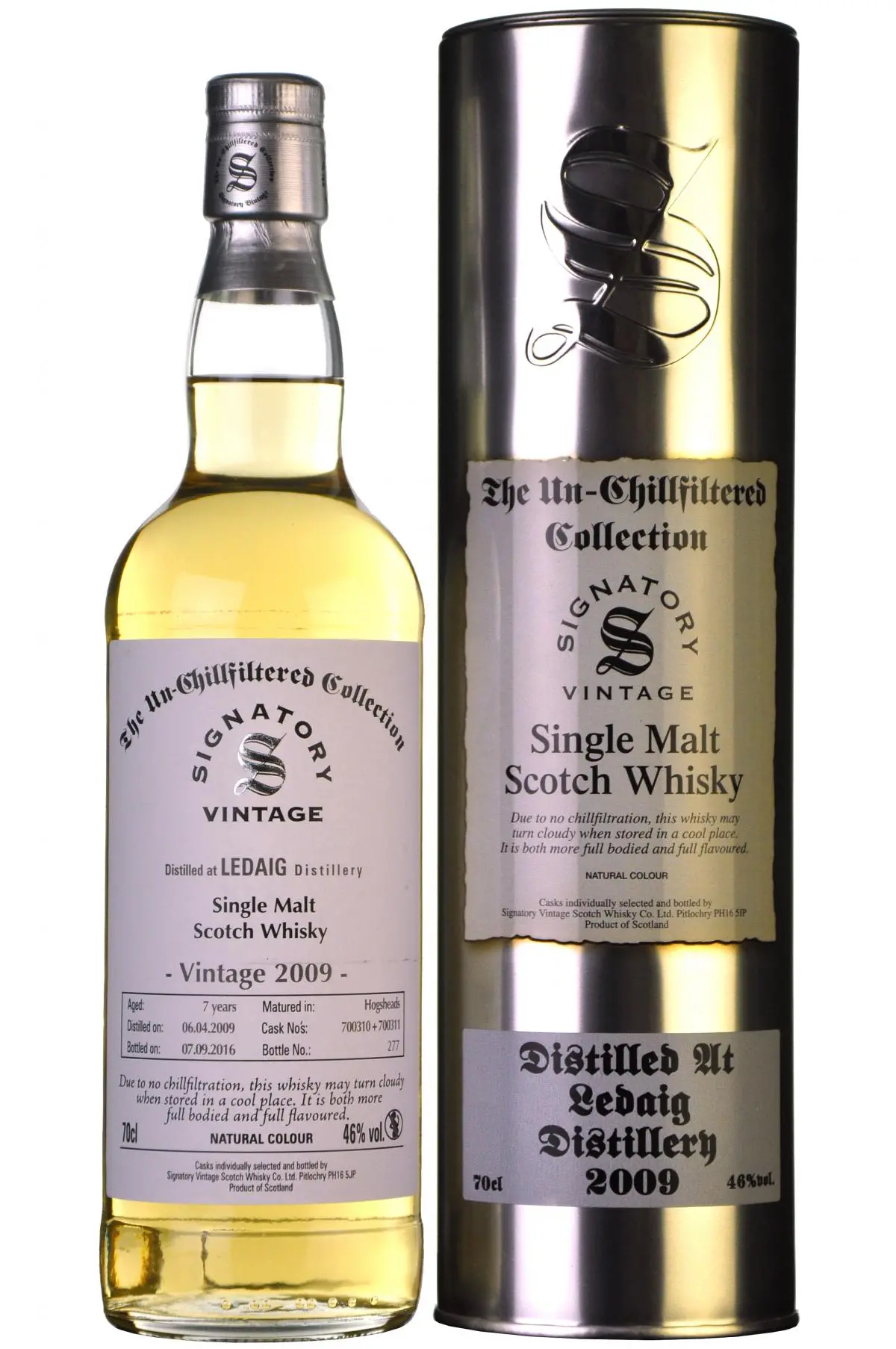 Ledaig 2009-2016 | 7 Year Old | Signatory Vintage 1