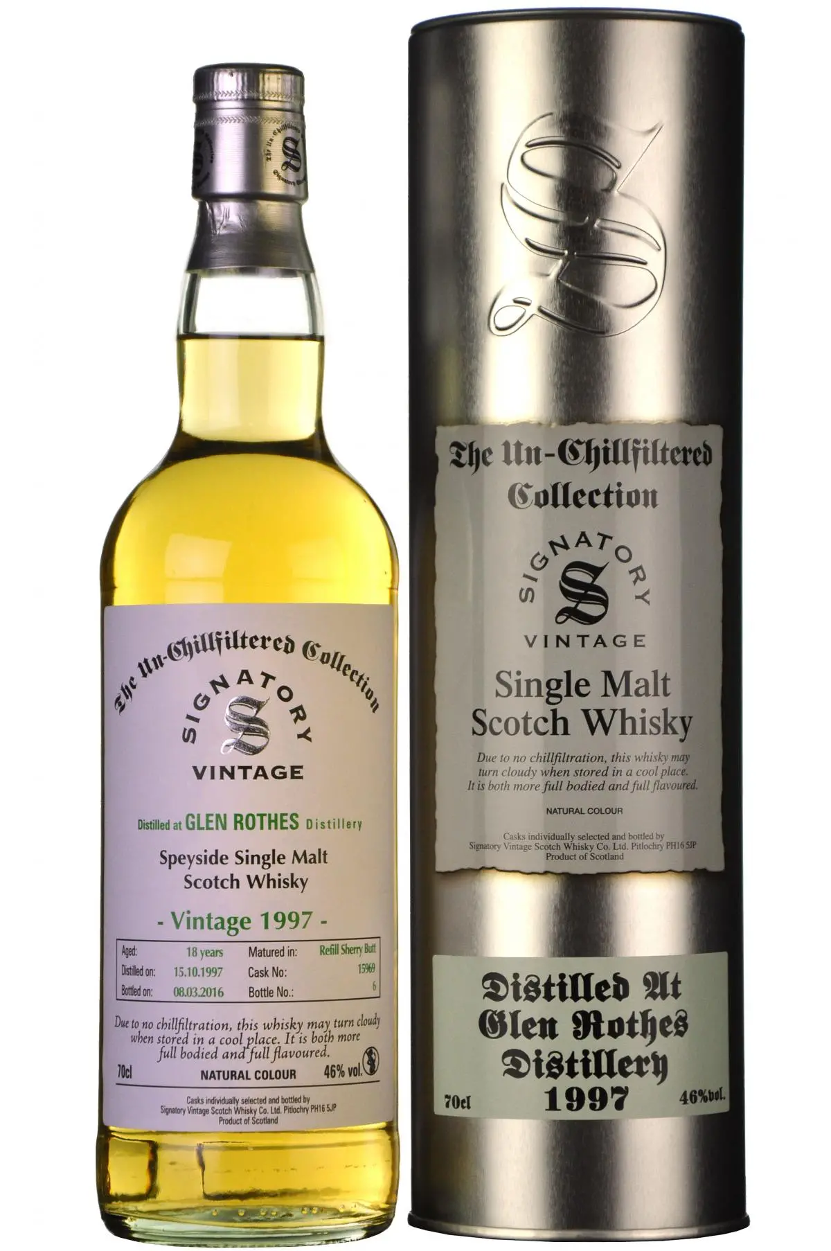 Glenrothes 1997-2016 | 18 Year Old | Signatory Vintage 1