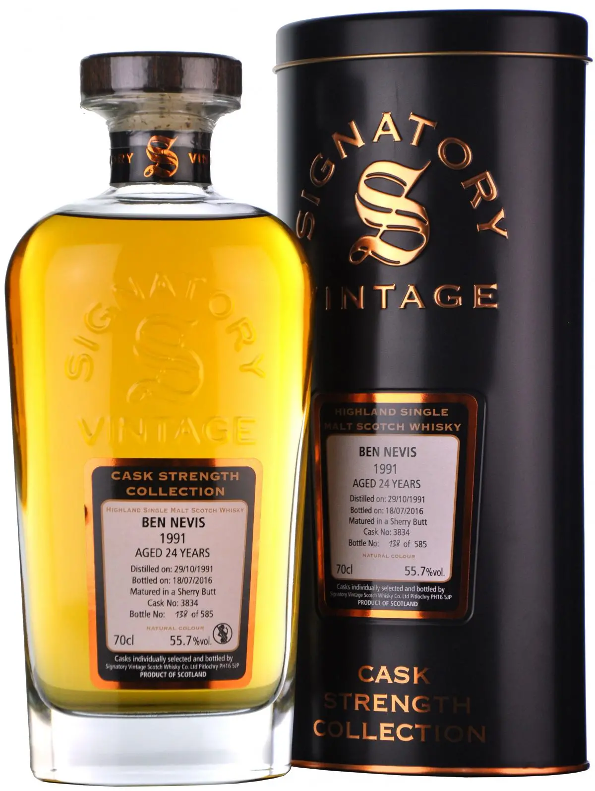 Ben Nevis 1991-2016 | 24 Year Old | Signatory Vintage 1