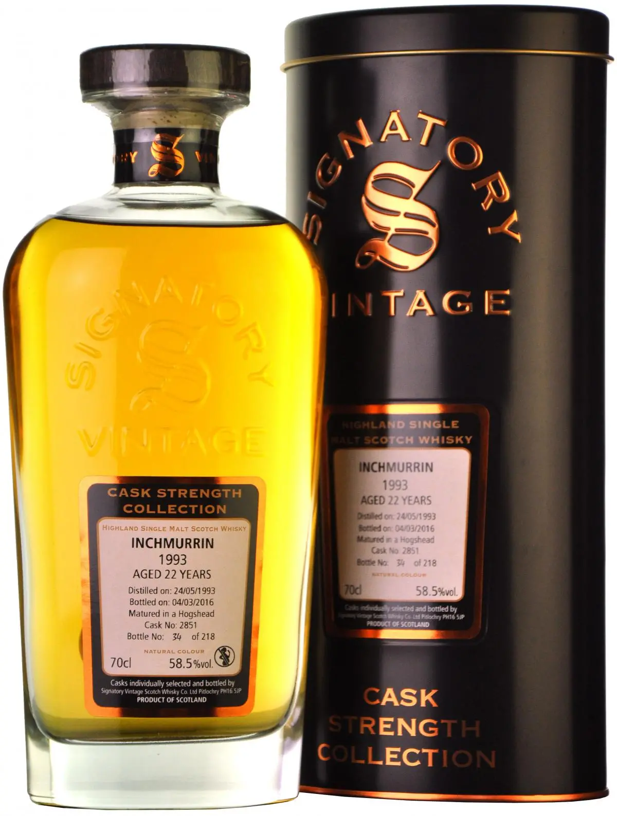 Inchmurrin 1993-2016 | 22 Year Old Signatory Vintage 1