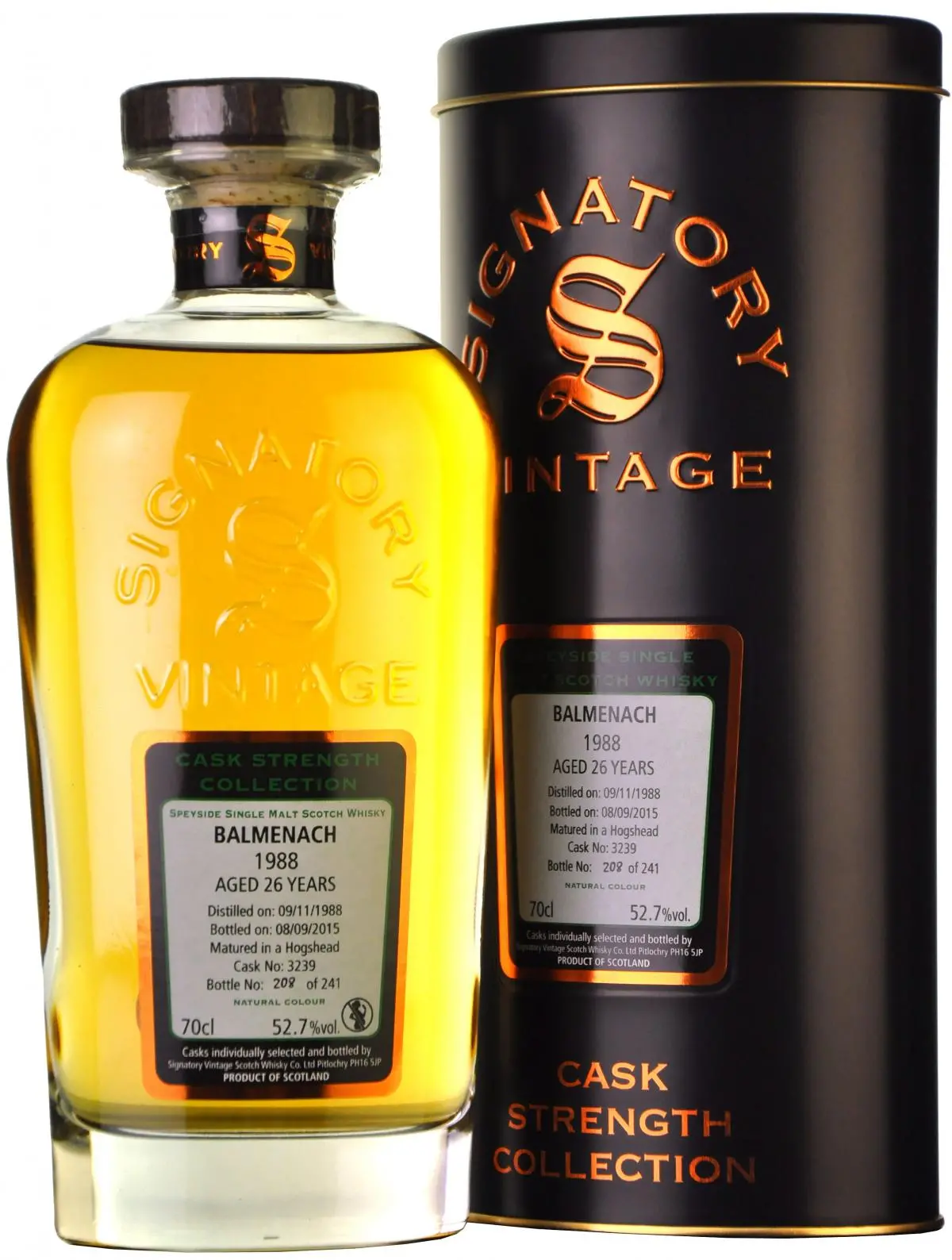 Balmenach 1988-2015 | 26 Year Old | Signatory Vintage 1