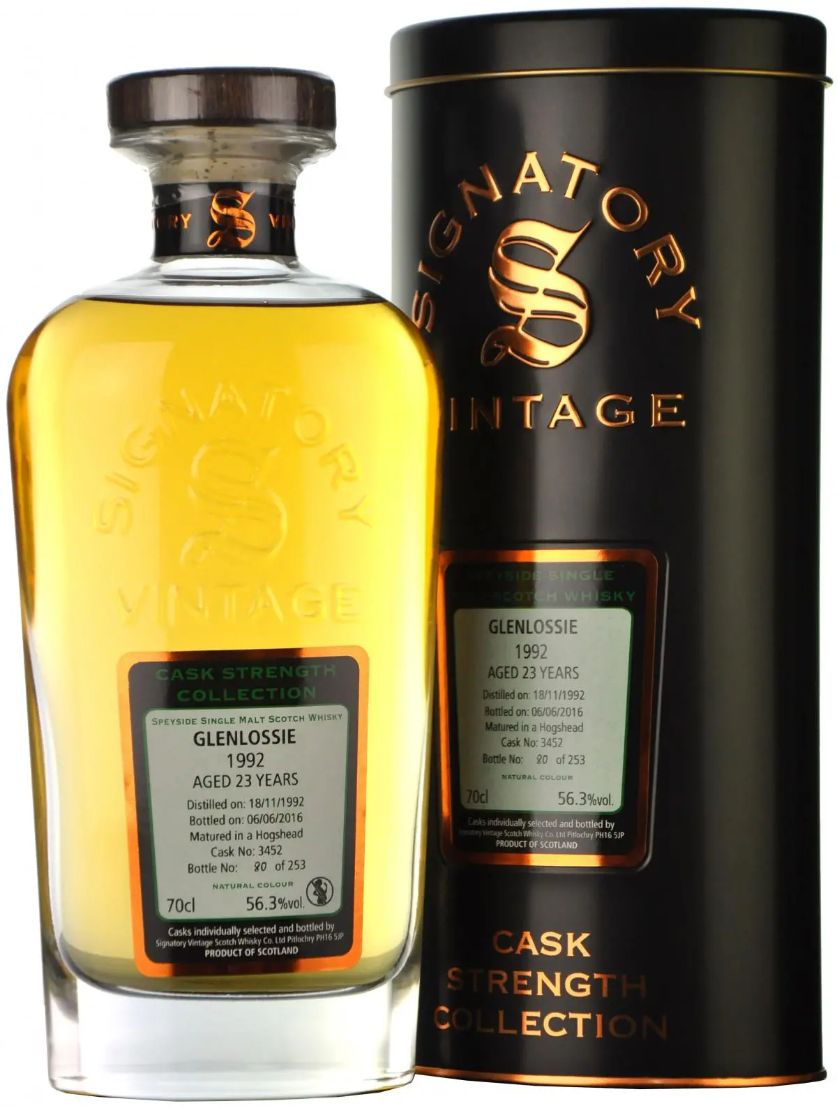 Glenlossie 1992-2016 | 23 Year Old | Signatory Vintage 1