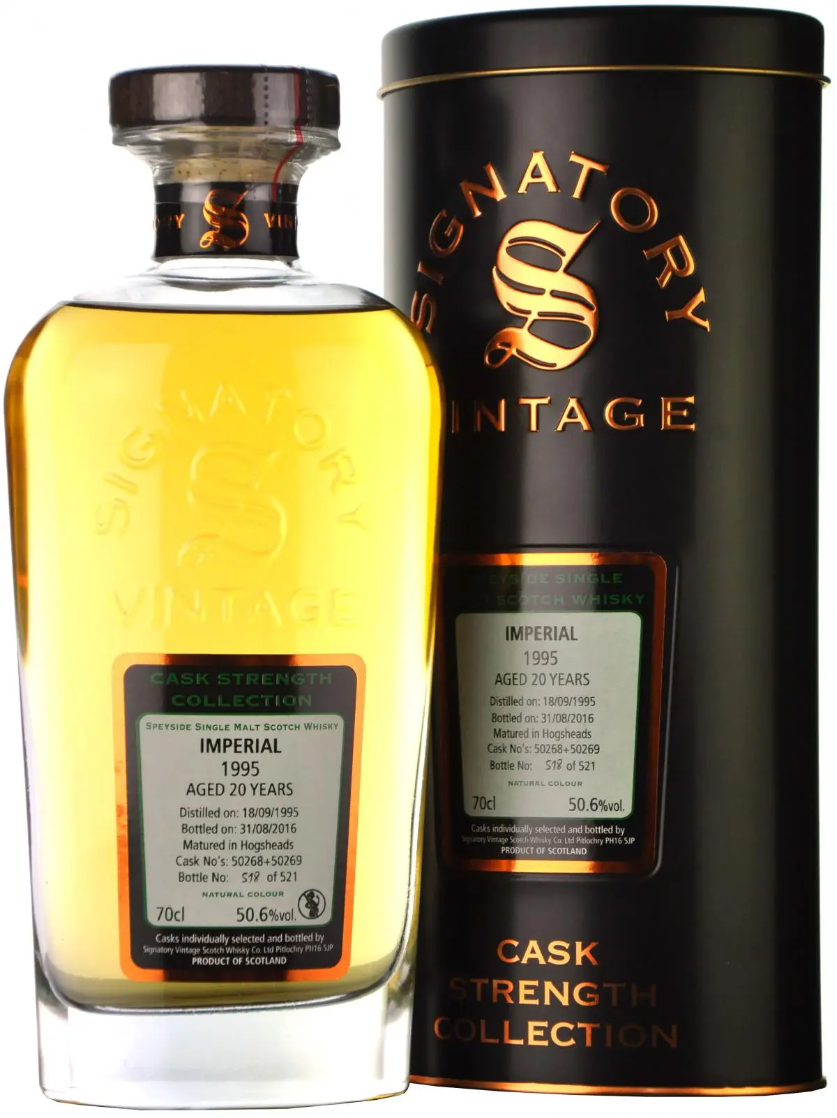 Imperial 1995-2016 | 20 Year Old | Signatory Vintage 1