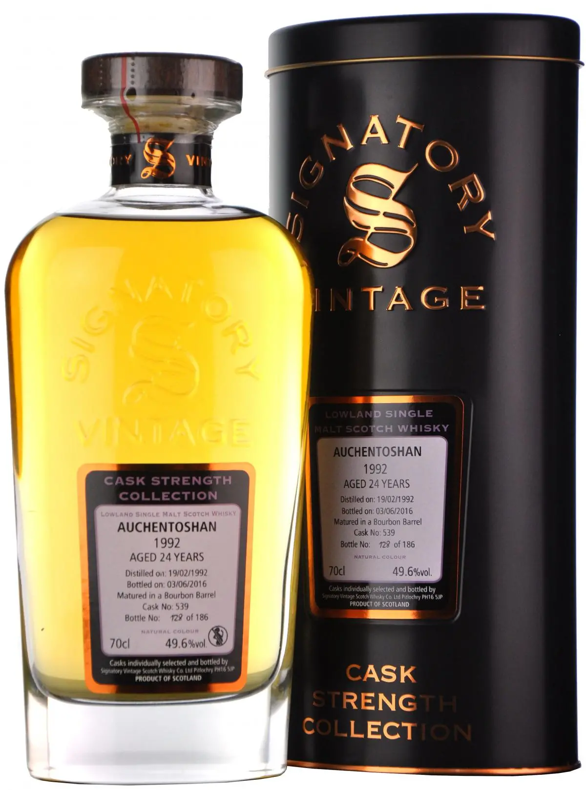 Auchentoshan 1992-2016 | 24 Year Old | Signatory Vintage 1