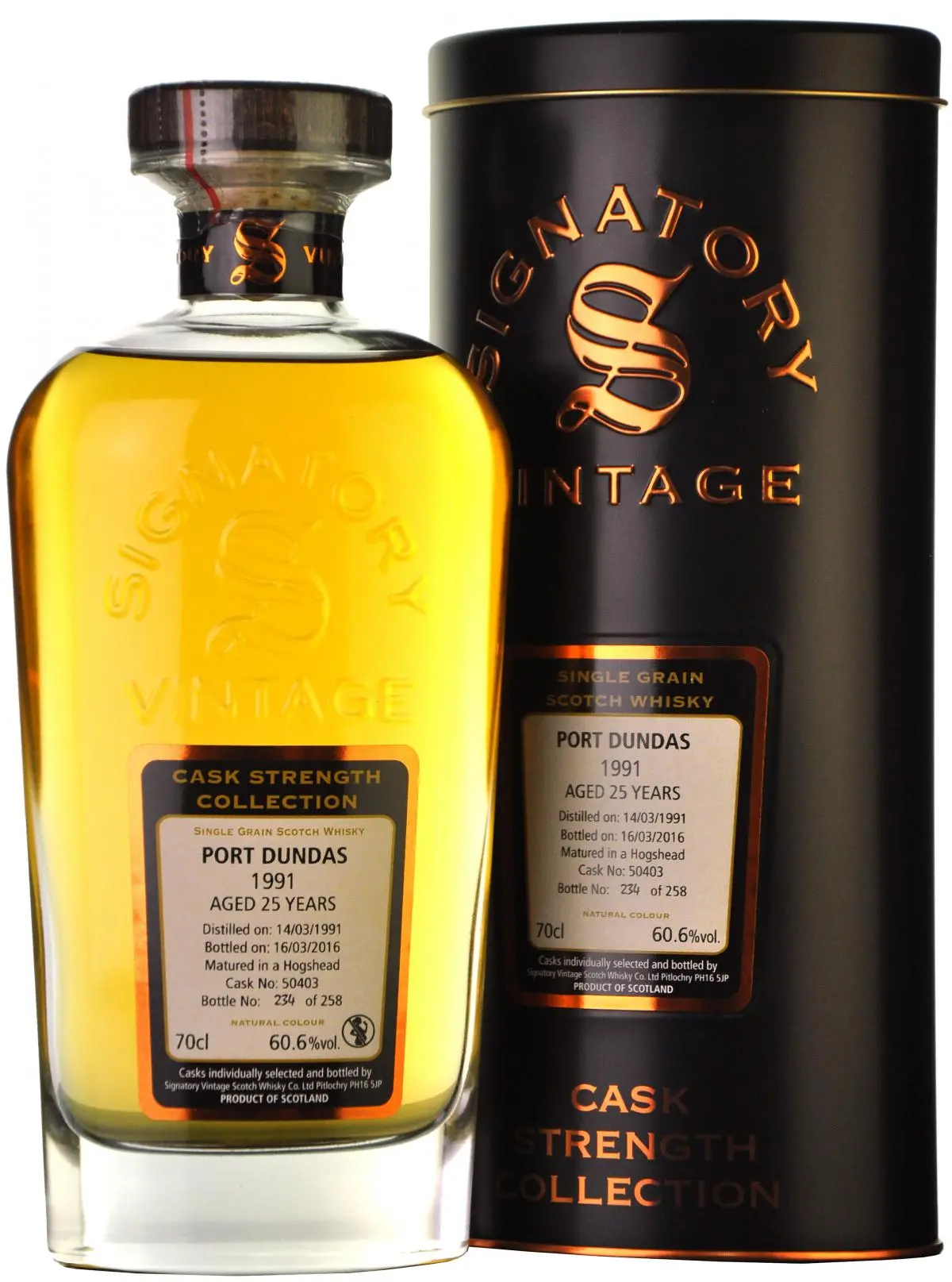 Port Dundas 1991-2016 | 25 Year Old | Signatory Vintage 1