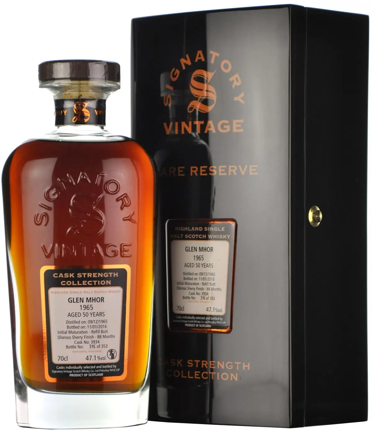 Glen Mhor 1965-2016 | 50 Year Old | Signatory Vintage 1