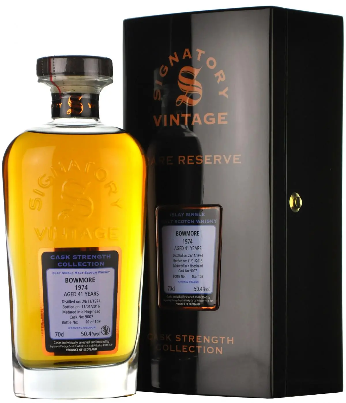 Bowmore 1974-2016 | 41 Year Old | Signatory Vintage 1