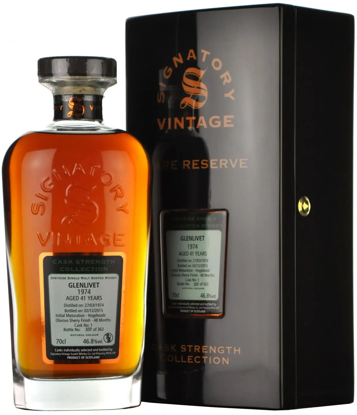Glenlivet 1974-2015 | 41 Year Old | Signatory Vintage 1
