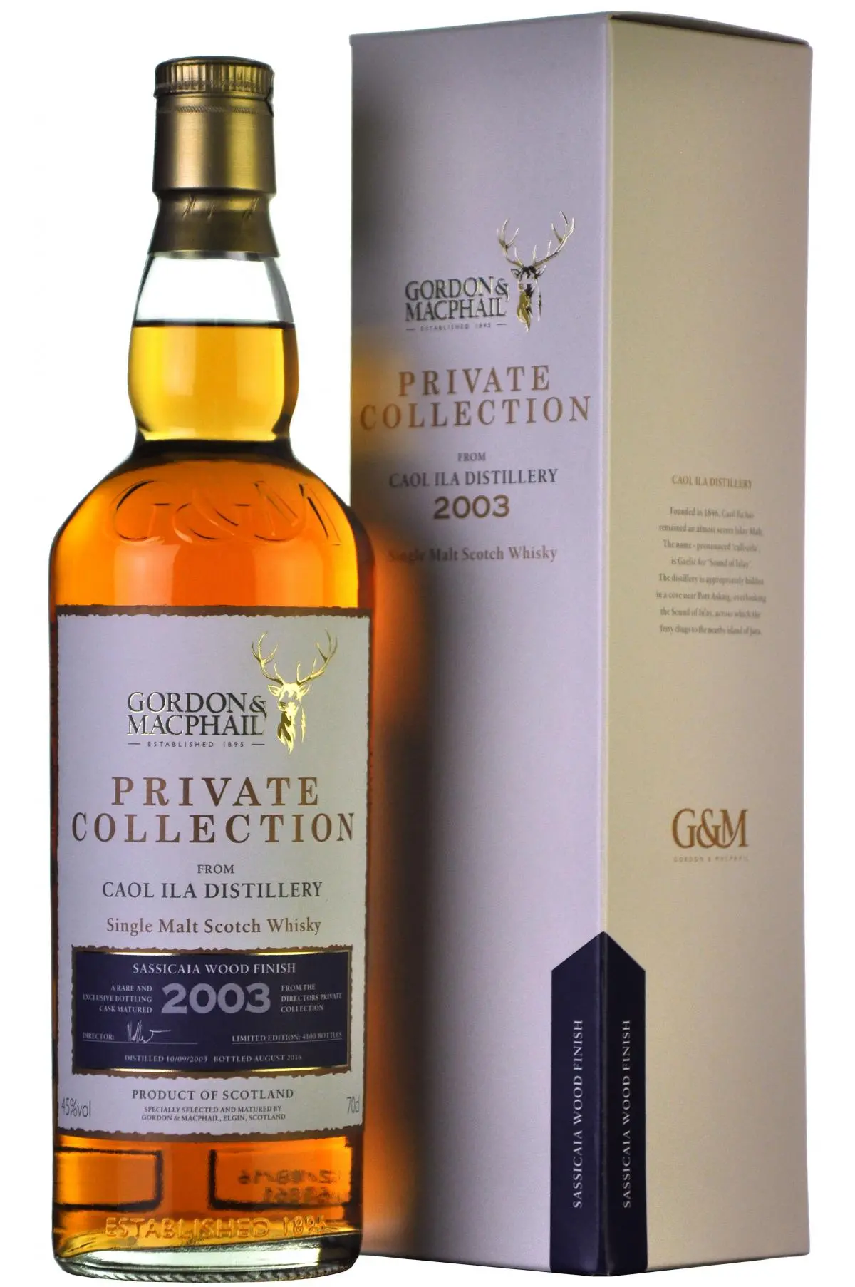 Caol Ila 2003-2016 | Private Collection Sassicaia Wood Finish 1